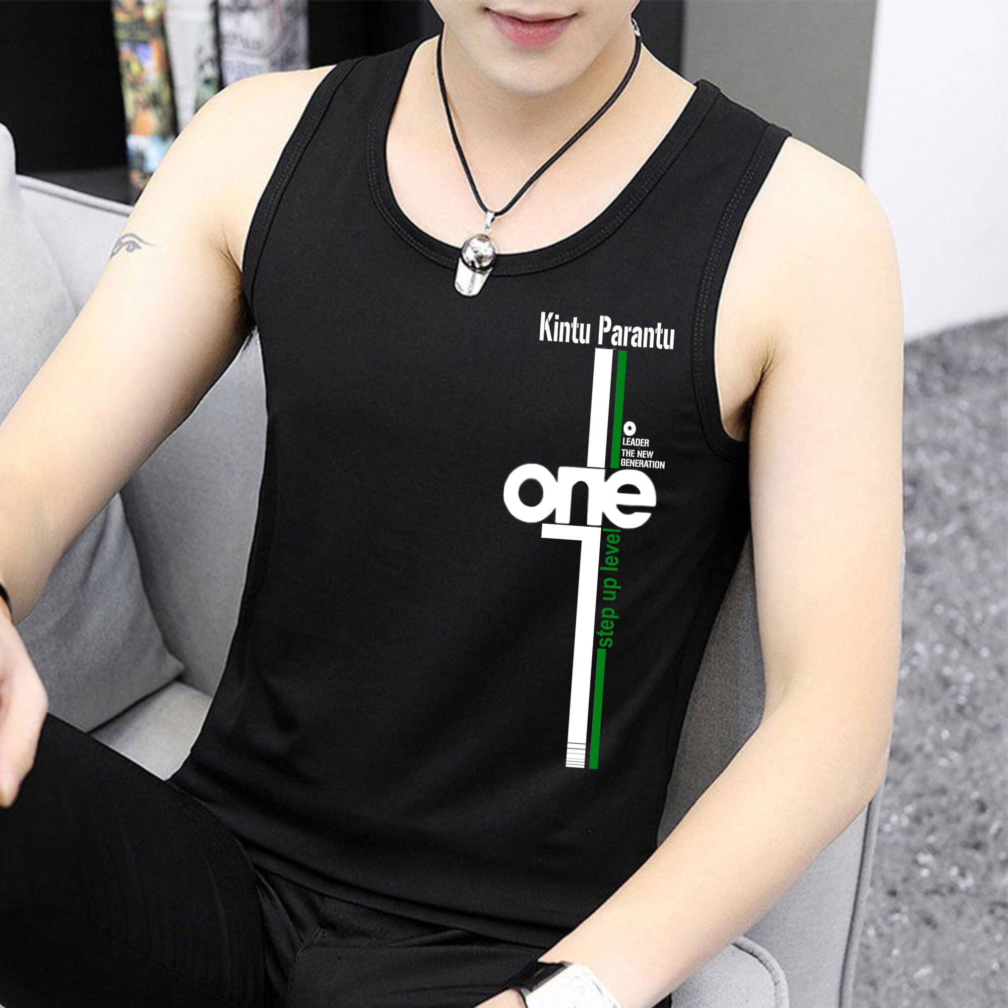     			Parona Pack of 1 Polyester Basic Vest For Men ( Multicolor8 )