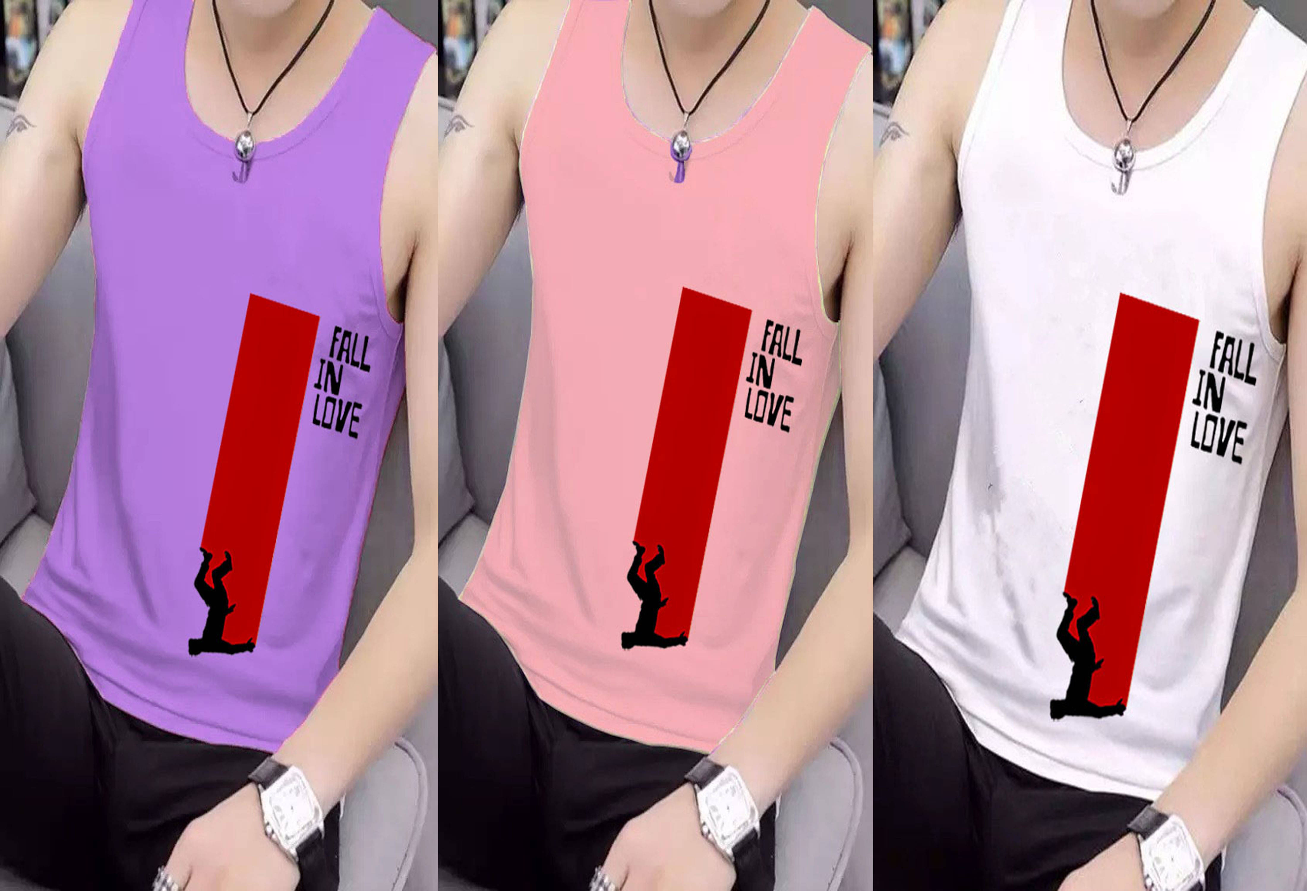     			Parona Pack of 3 Polyester Basic Vest For Men ( Multicolor12 )