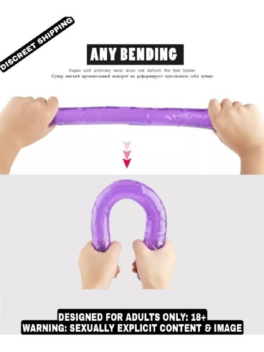 Realistic Double-Ended Dildo Adult Toy Lesbian