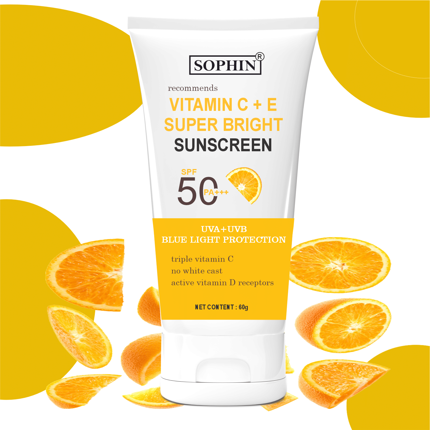 SOPHIN SPF 50 Sunscreen Cream For All Skin Type ( Pack of 1 )