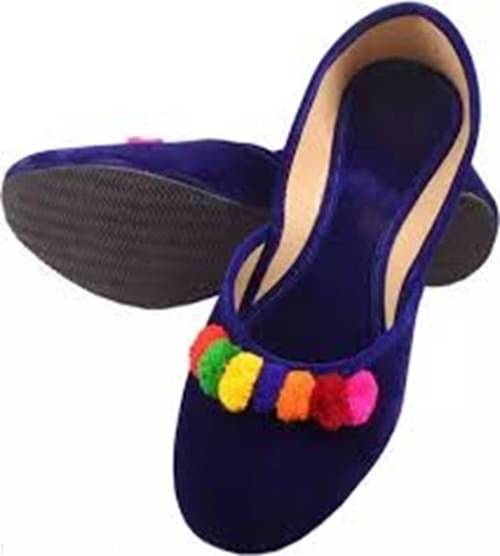 TAPBSA Blue Women's Mojaris TAPBSA Blue Women's Mojaris