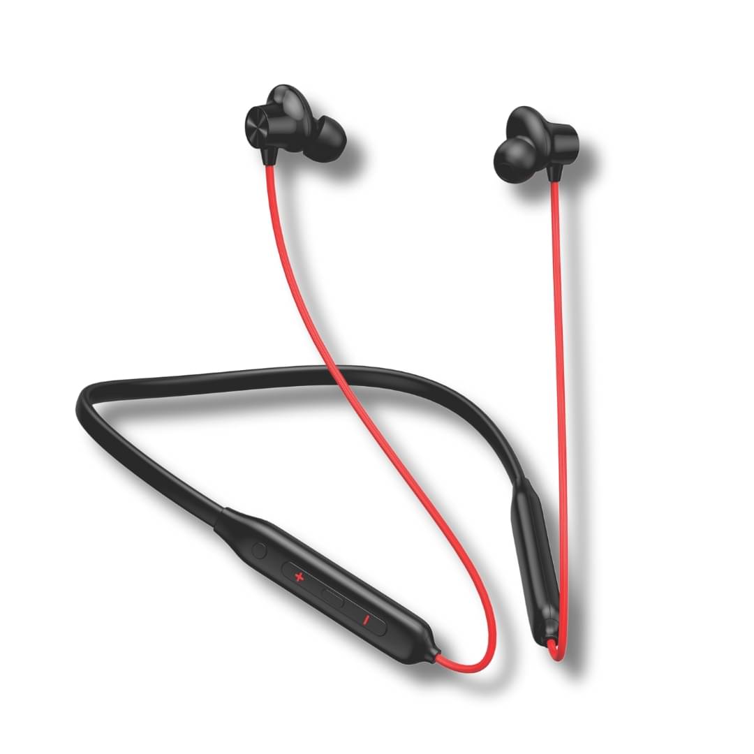     			TecSox Zapp200 Bluetooth Neckband | 30H Playtime | Deep Bass | Red