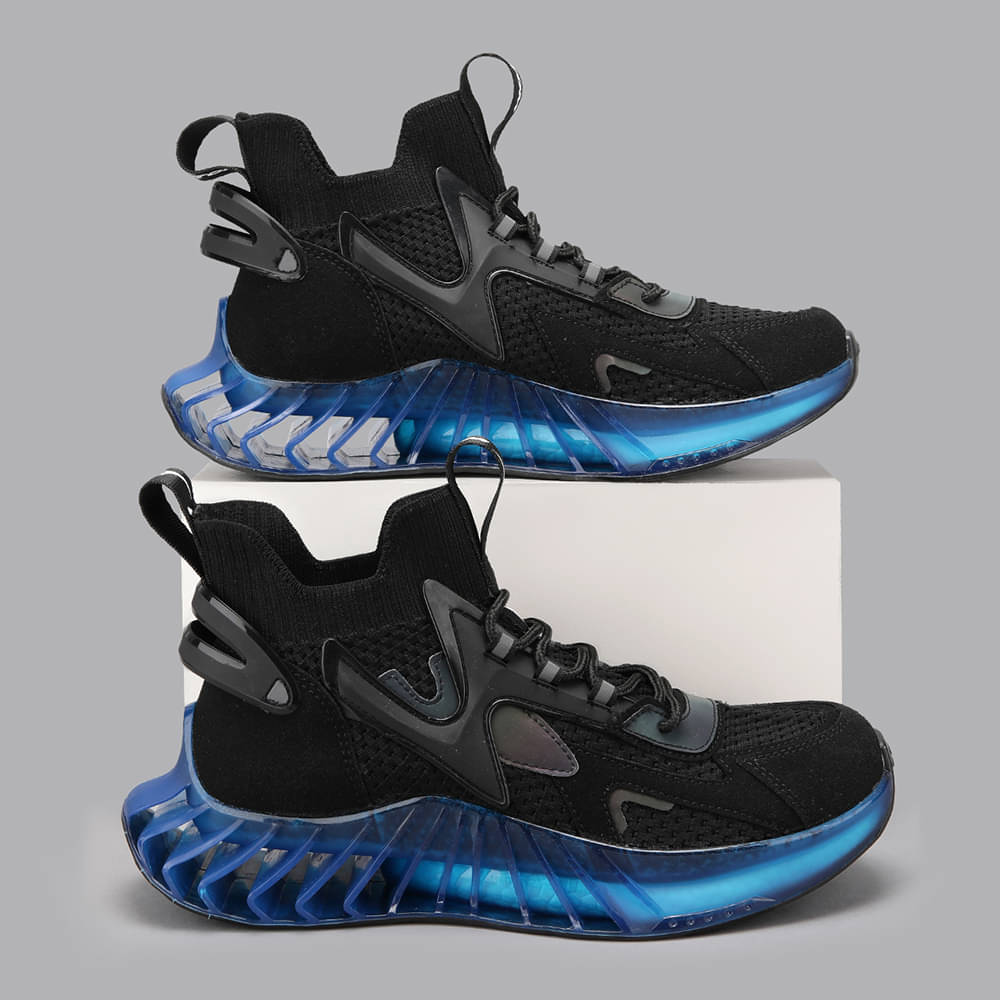     			ATOM Black Men's Sneakers