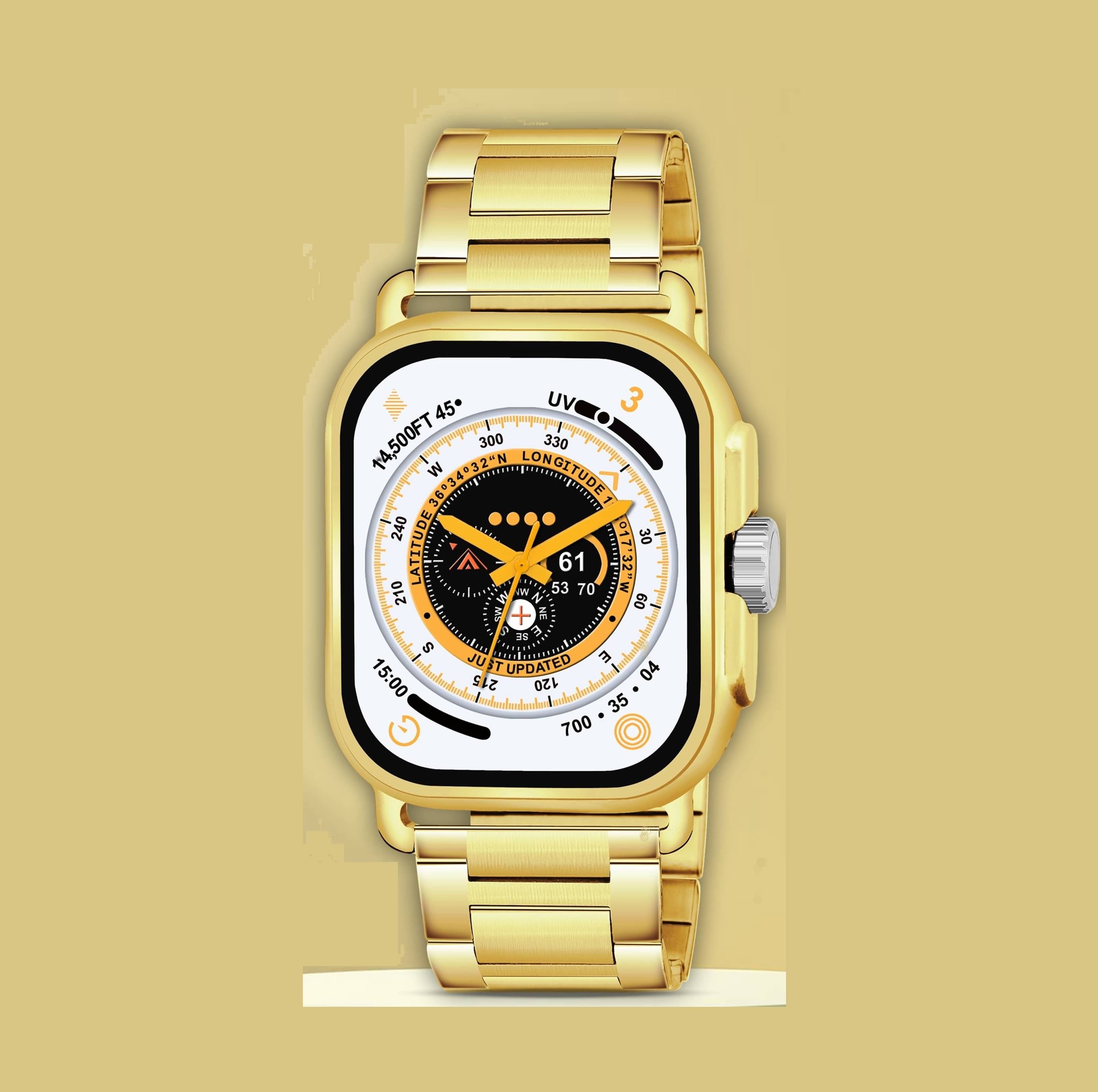     			chronorex Gold Stainless Steel Analog Men's Watch