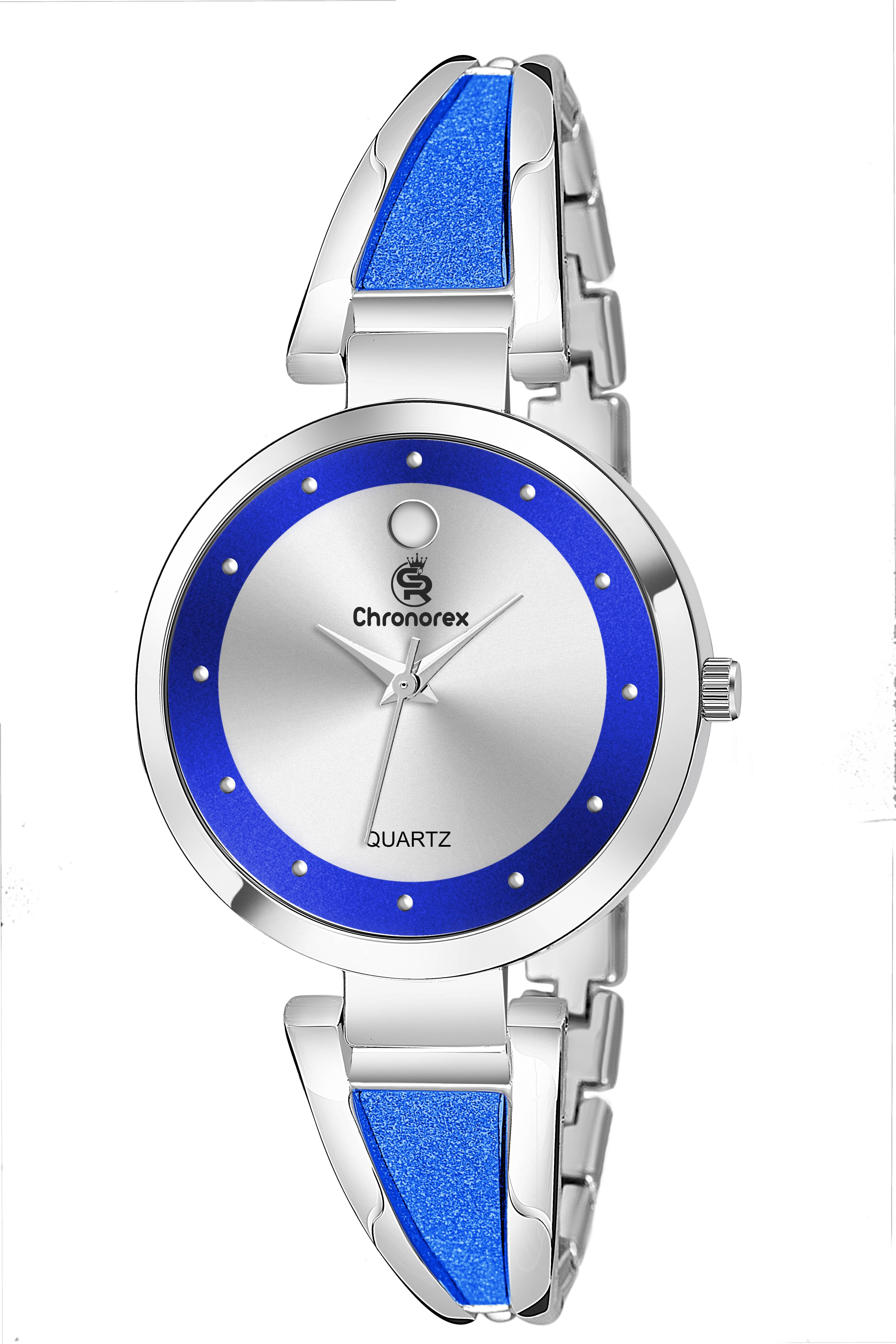     			chronorex Silver Stainless Steel Analog Men's Watch
