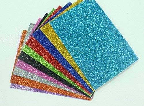 freedy A4-10 Sheet Glitter Sheets Non Adhesive (A4 Size) Art & Craft Glitter Sheet Paper(Colour Sheet) for Craft,Multicolor freedy A4-10 Sheet Glitter Sheets Non Adhesive (A4 Size) Art & Craft Glitter Sheet Paper(Colour Sheet) for Craft,Multicolor