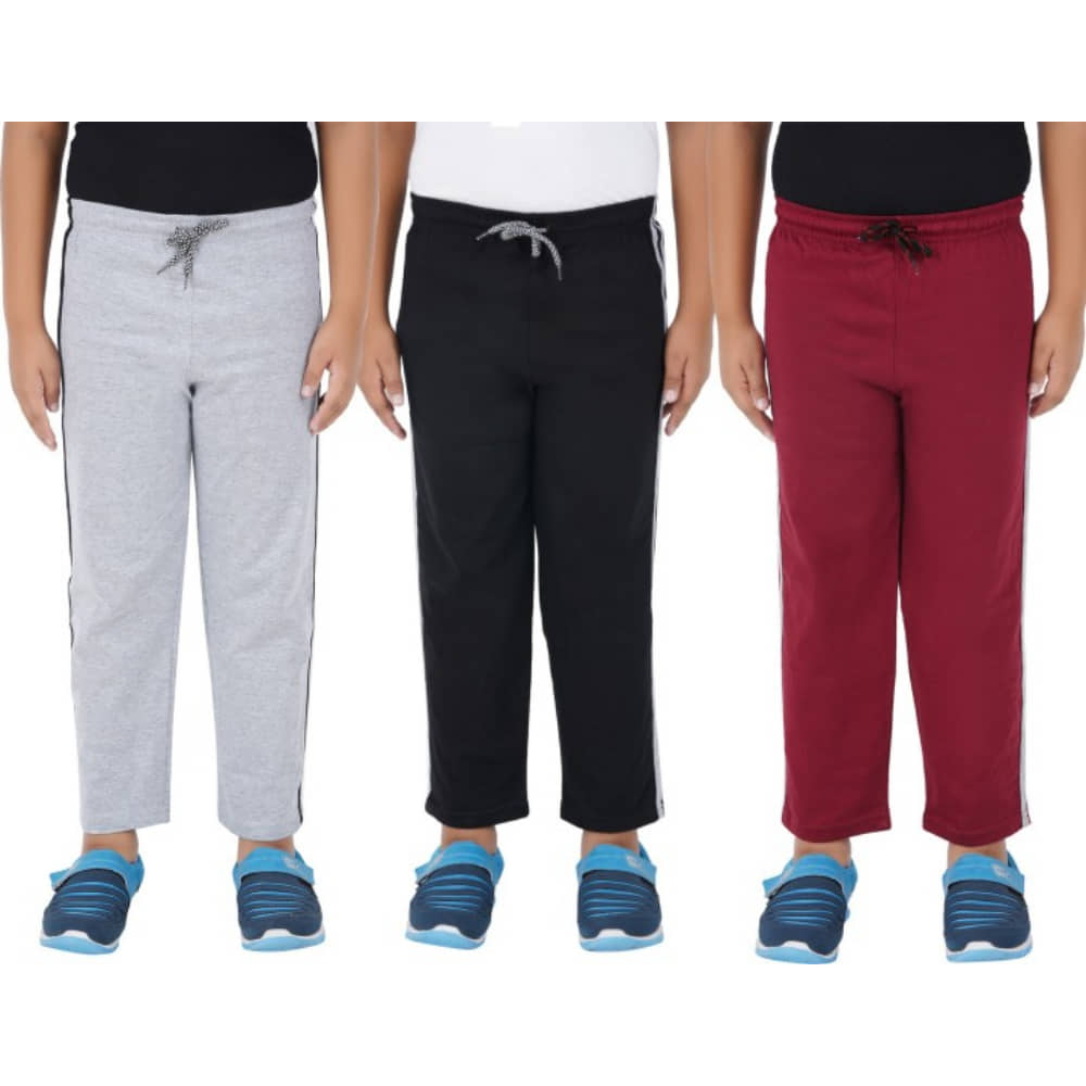 kukke Pack of 3 Boys Cotton Trackpant ( Multicolor ) - Track Pants | Buy online on ZillyBuy