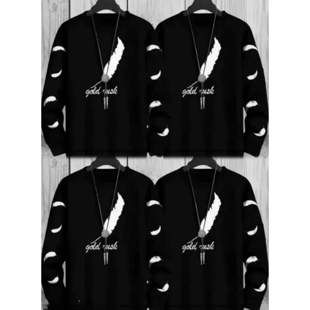 kukke Pack of 4 Boys Cotton Sweatshirt ( Multicolor )