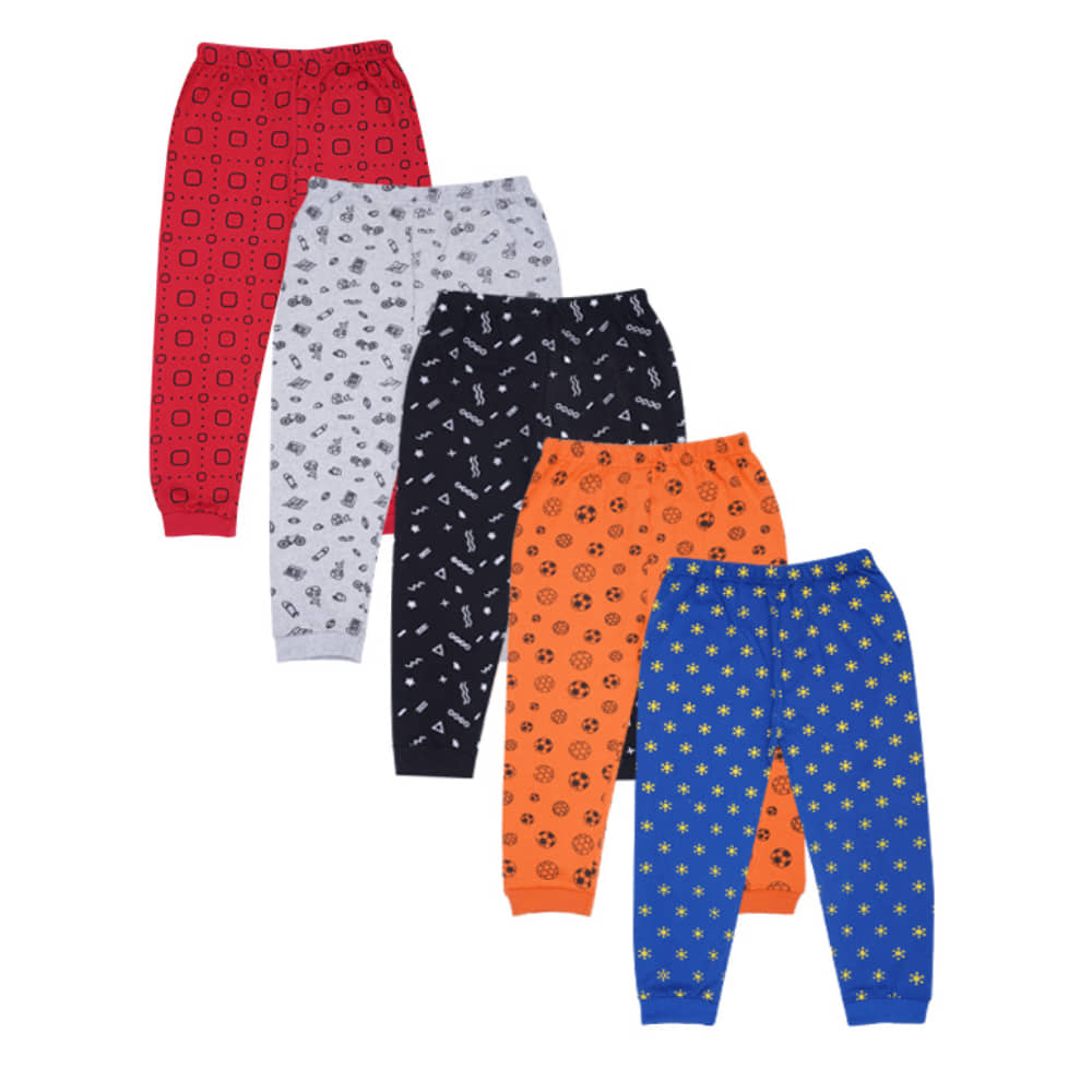 kukke Pack of 5 Boys Cotton Trackpant ( Multicolor ) - Track Pants | Buy online on ZillyBuy