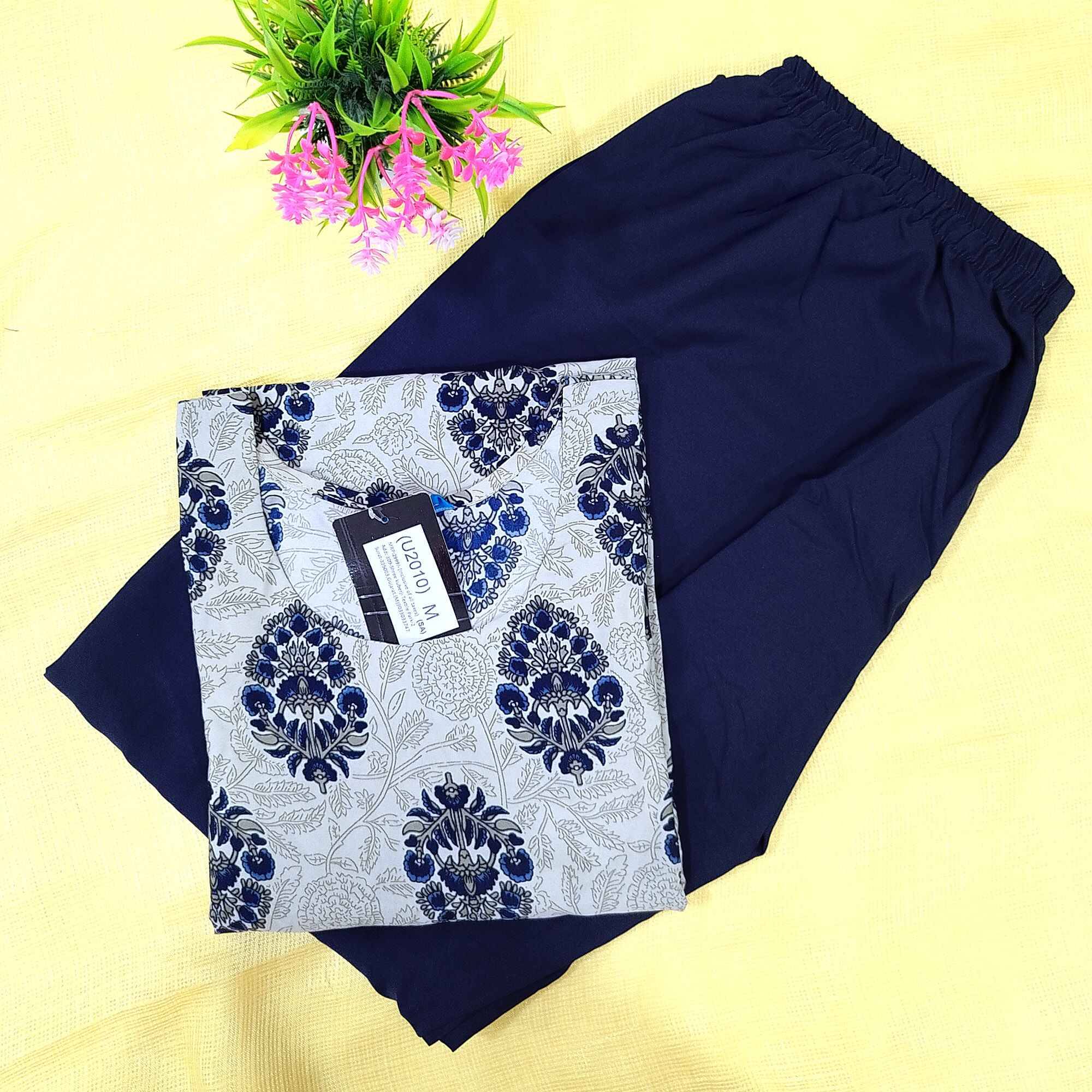 1 Stop Fashion Crepe Printed Kurti With Pants Women's Stitched Salwar Suit - Grey ( Pack of 1 ) 1 Stop Fashion Crepe Printed Kurti With Pants Women's Stitched Salwar Suit - Grey ( Pack of 1 )