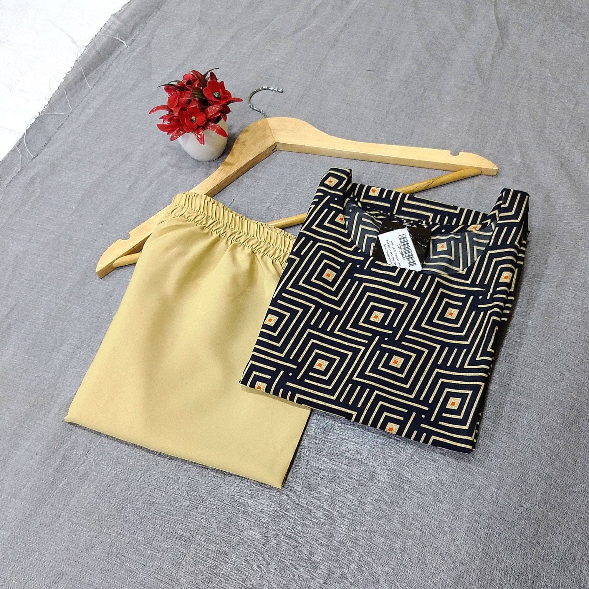 1 Stop Fashion Pack of 1 Crepe Printed Straight Women's Kurti - ( Black )     			1 Stop Fashion Pack of 1 Crepe Printed Straight Women's Kurti - ( Black )