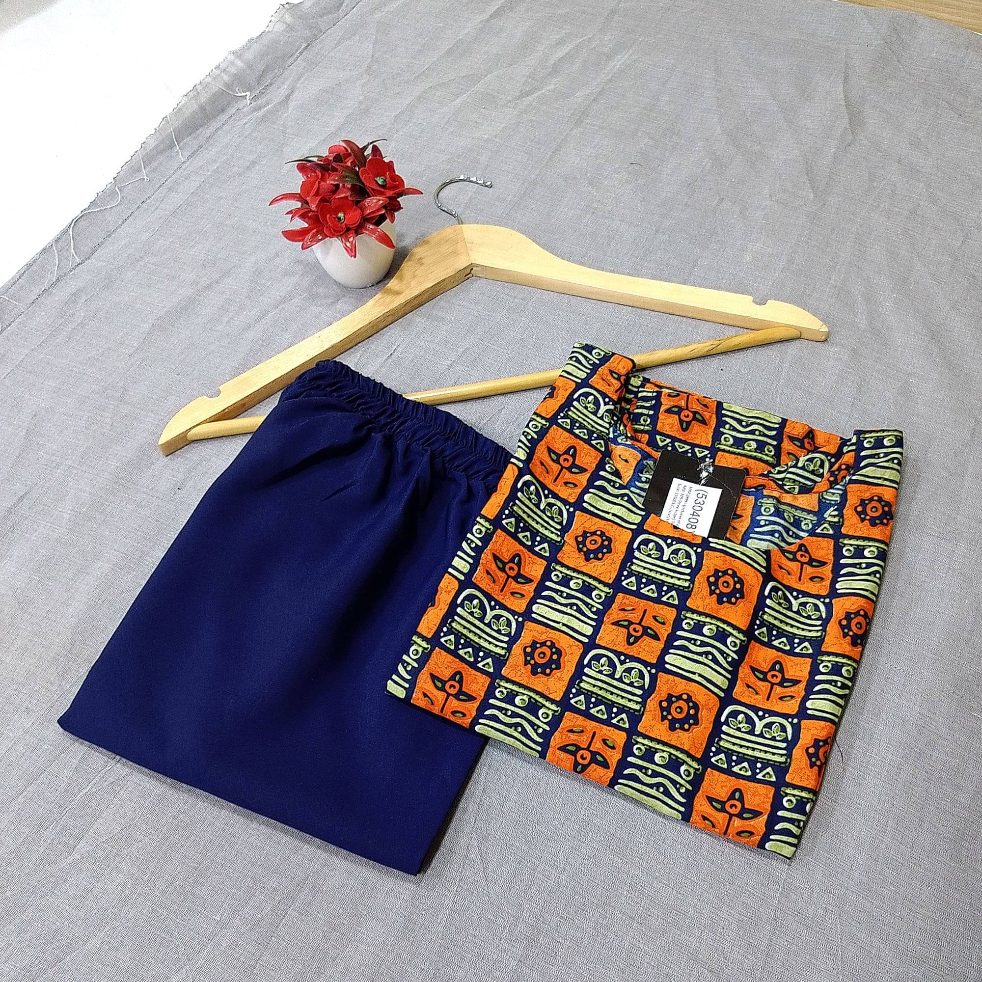 Ethnicbasket Crepe Printed Kurti With Pants Women's Stitched Salwar Suit - Orange ( Pack of 1 ) Ethnicbasket Crepe Printed Kurti With Pants Women's Stitched Salwar Suit - Orange ( Pack of 1 )