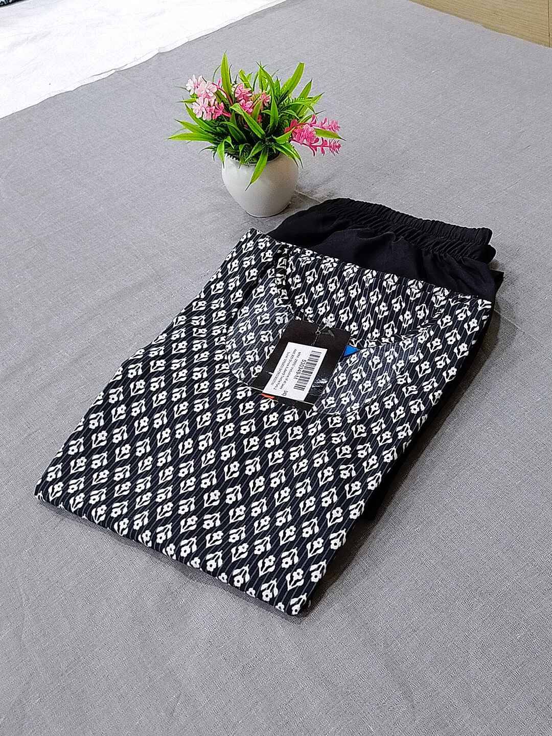 Ethnicbasket Crepe Printed Kurti With Pants Women's Stitched Salwar Suit - Charcoal ( Pack of 1 )     			Ethnicbasket Crepe Printed Kurti With Pants Women's Stitched Salwar Suit - Charcoal ( Pack of 1 )