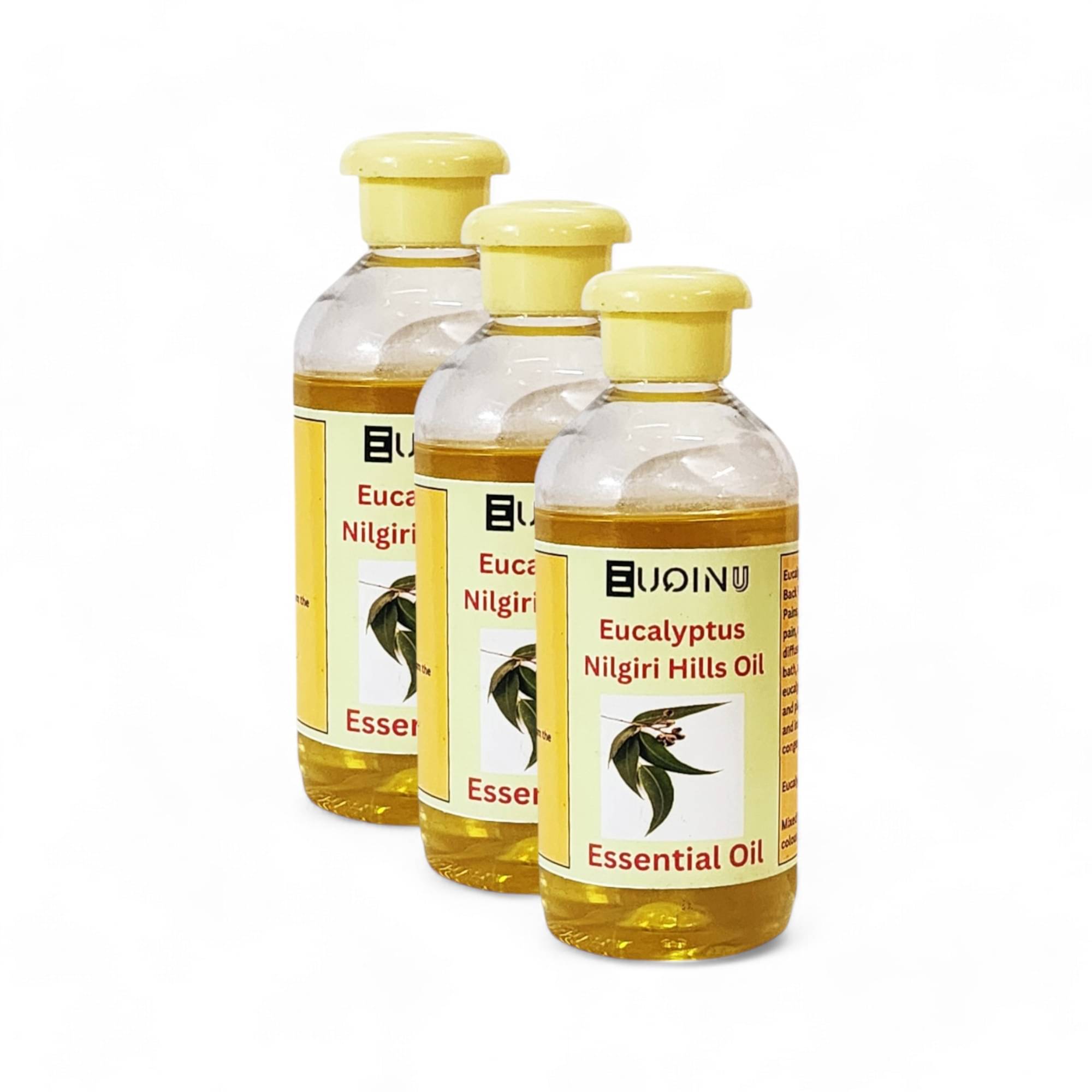     			Euqinu Eucalyptus Essential Oil 200 mL ( Pack of 3 )