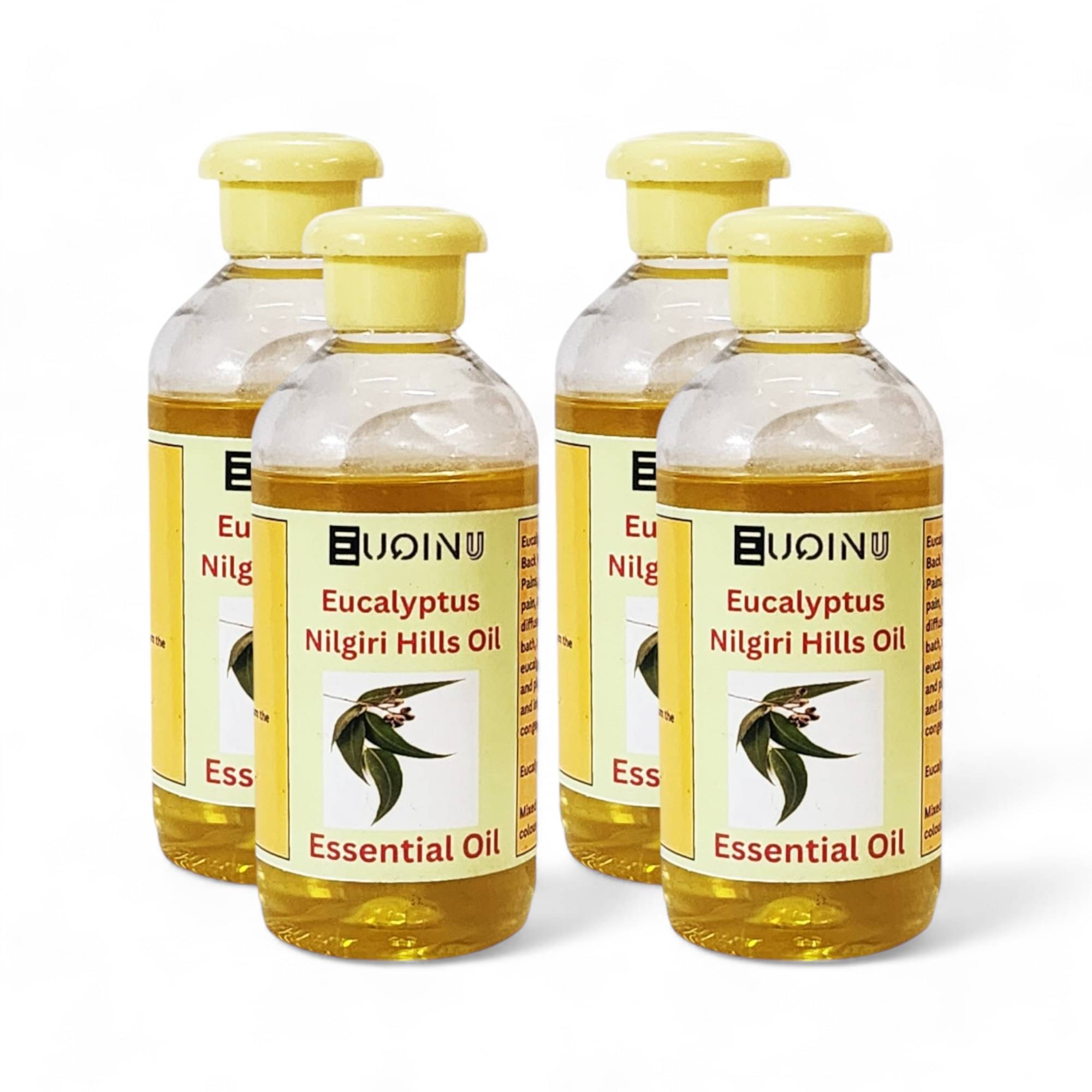     			Euqinu Eucalyptus Essential Oil 200 mL ( Pack of 4 )