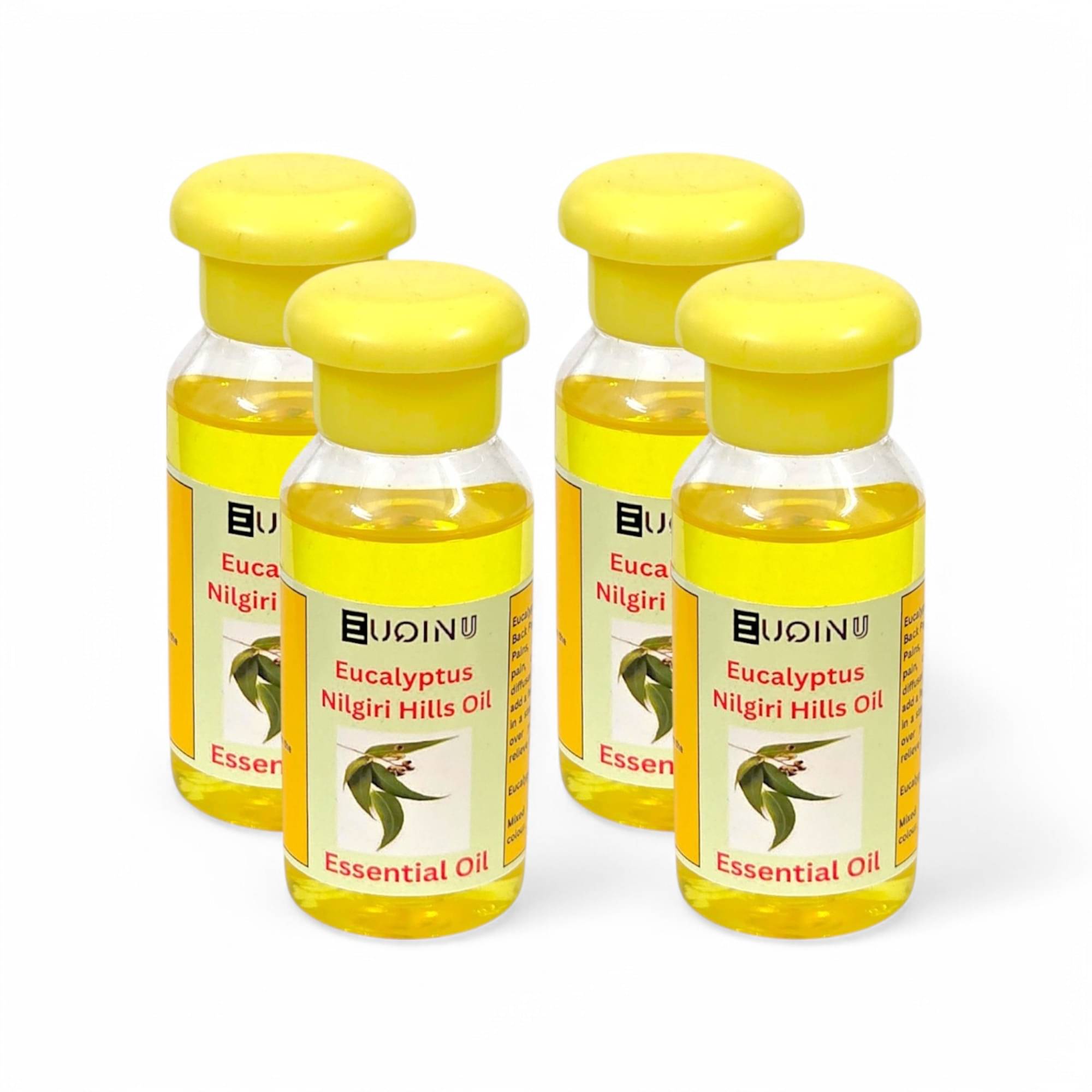     			Euqinu Eucalyptus Essential Oil 60 mL ( Pack of 4 )