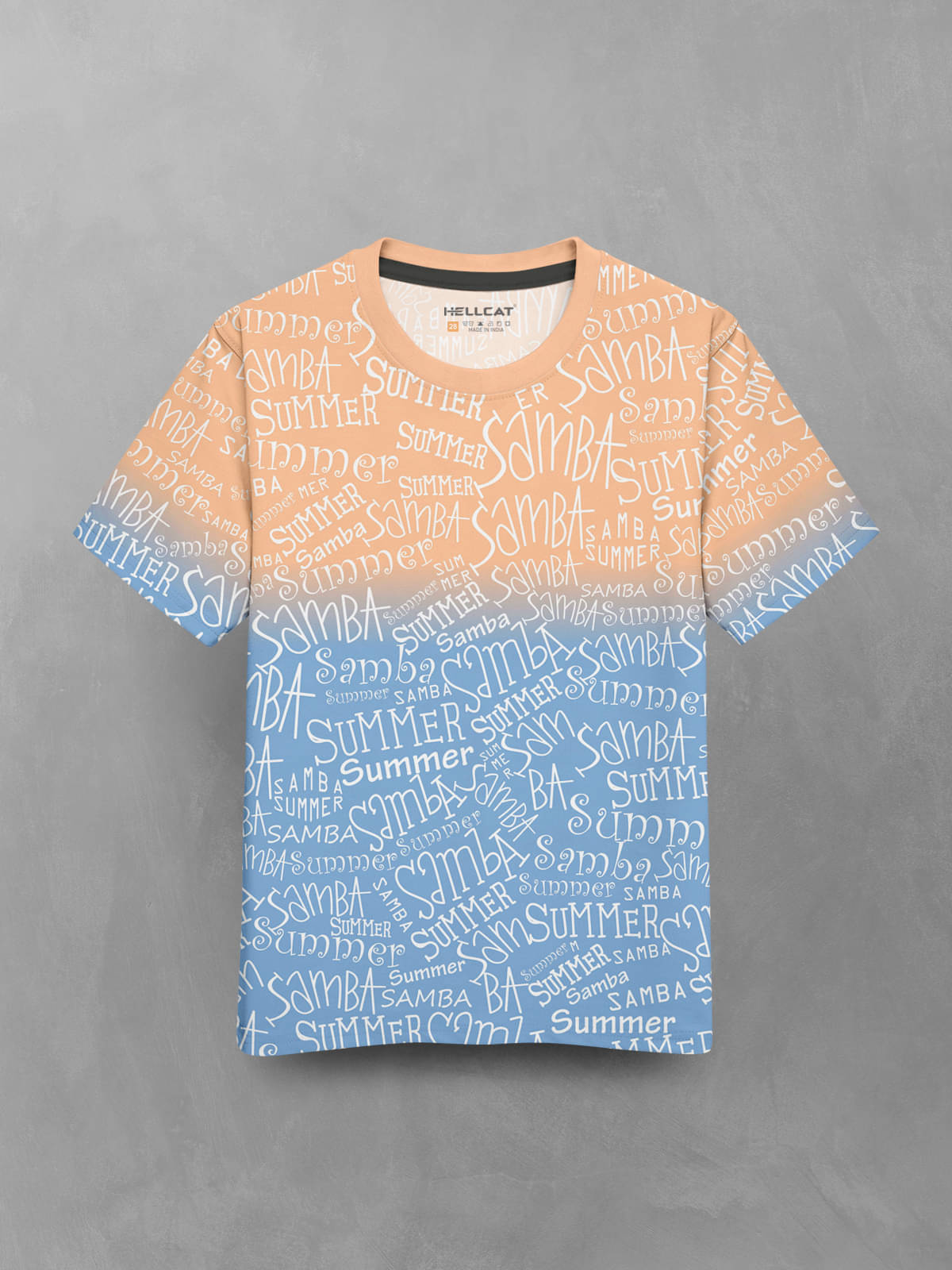     			HELLCAT Pack of 2 Boys Cotton Blend T-Shirt ( Peach )