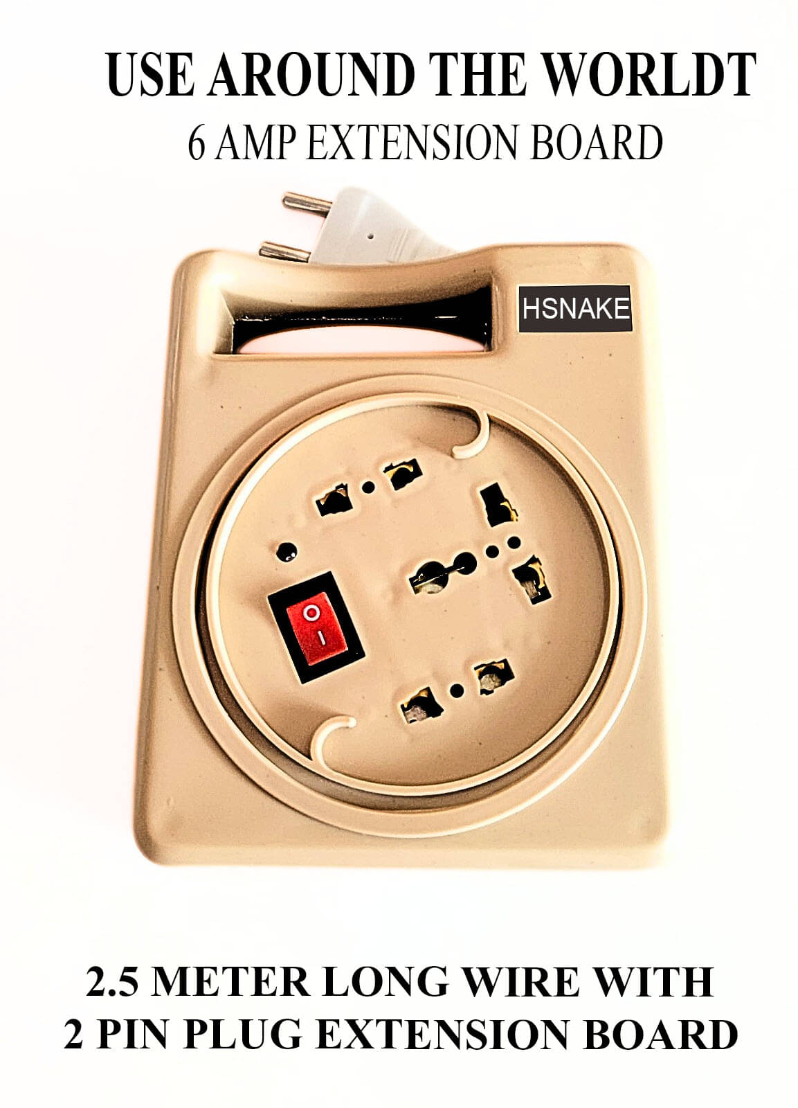     			HSNAKE 3 Socket Extension Board