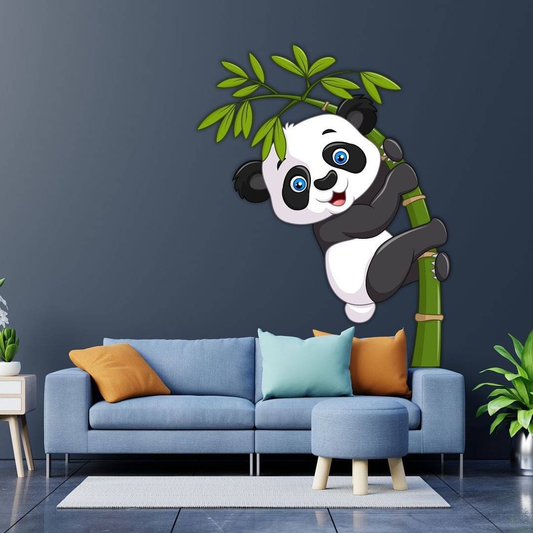     			Inkfence Wall Sticker Animals ( 89 x 58 cms )