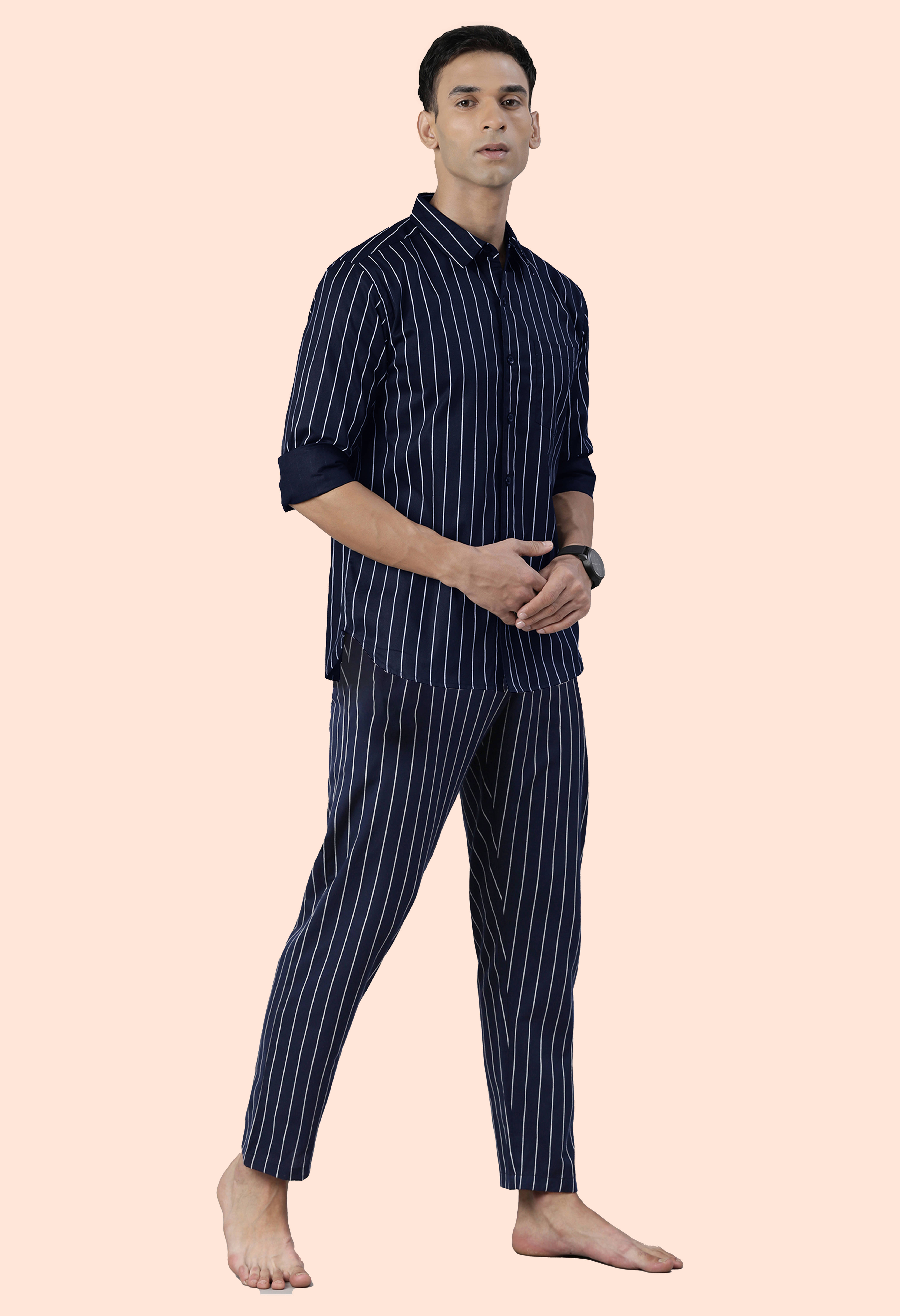 Joven Pack of 1 Night sets For Men's ( Blue )     			Joven Pack of 1 Night sets For Men's ( Blue )