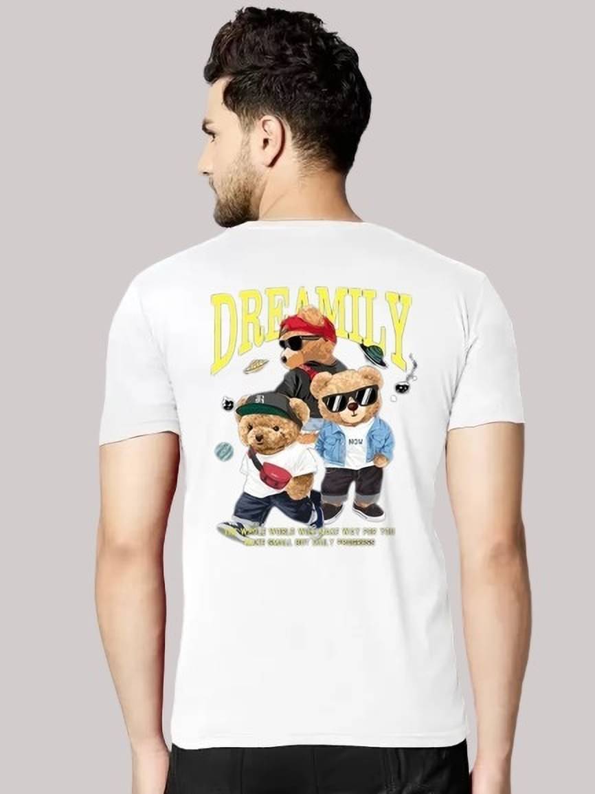 Kintu Parantu Polyester Regular Fit Printed Half Sleeves Men's Round T-Shirt - Multicolor5 ( Pack of 1 ) Kintu Parantu Polyester Regular Fit Printed Half Sleeves Men's Round T-Shirt - Multicolor5 ( Pack of 1 )