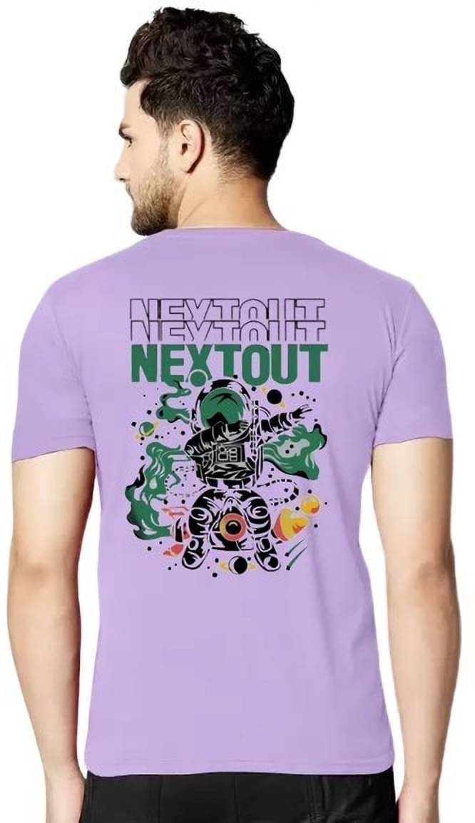     			Kintu Parantu Polyester Regular Fit Printed Half Sleeves Men's Round T-Shirt - Multicolor6 ( Pack of 1 )