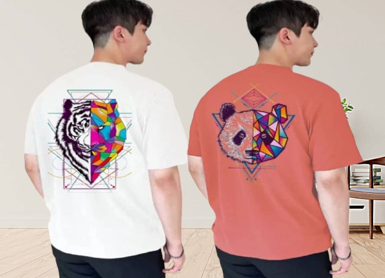 Kushi flyer Polyester Regular Fit Printed Half Sleeves Men's Round T-Shirt - Multicolor6 ( Pack of 2 )     			Kushi flyer Polyester Regular Fit Printed Half Sleeves Men's Round T-Shirt - Multicolor6 ( Pack of 2 )
