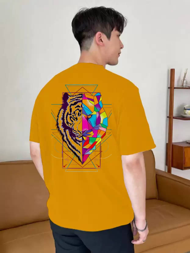 Lecowar Polyester Regular Fit Printed Half Sleeves Men's Round T-Shirt - Mustard ( Pack of 1 ) Lecowar Polyester Regular Fit Printed Half Sleeves Men's Round T-Shirt - Mustard ( Pack of 1 )