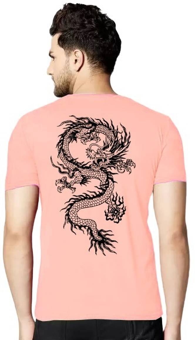     			Lecowar Polyester Regular Fit Printed Half Sleeves Men's Round T-Shirt - Multicolor3 ( Pack of 1 )