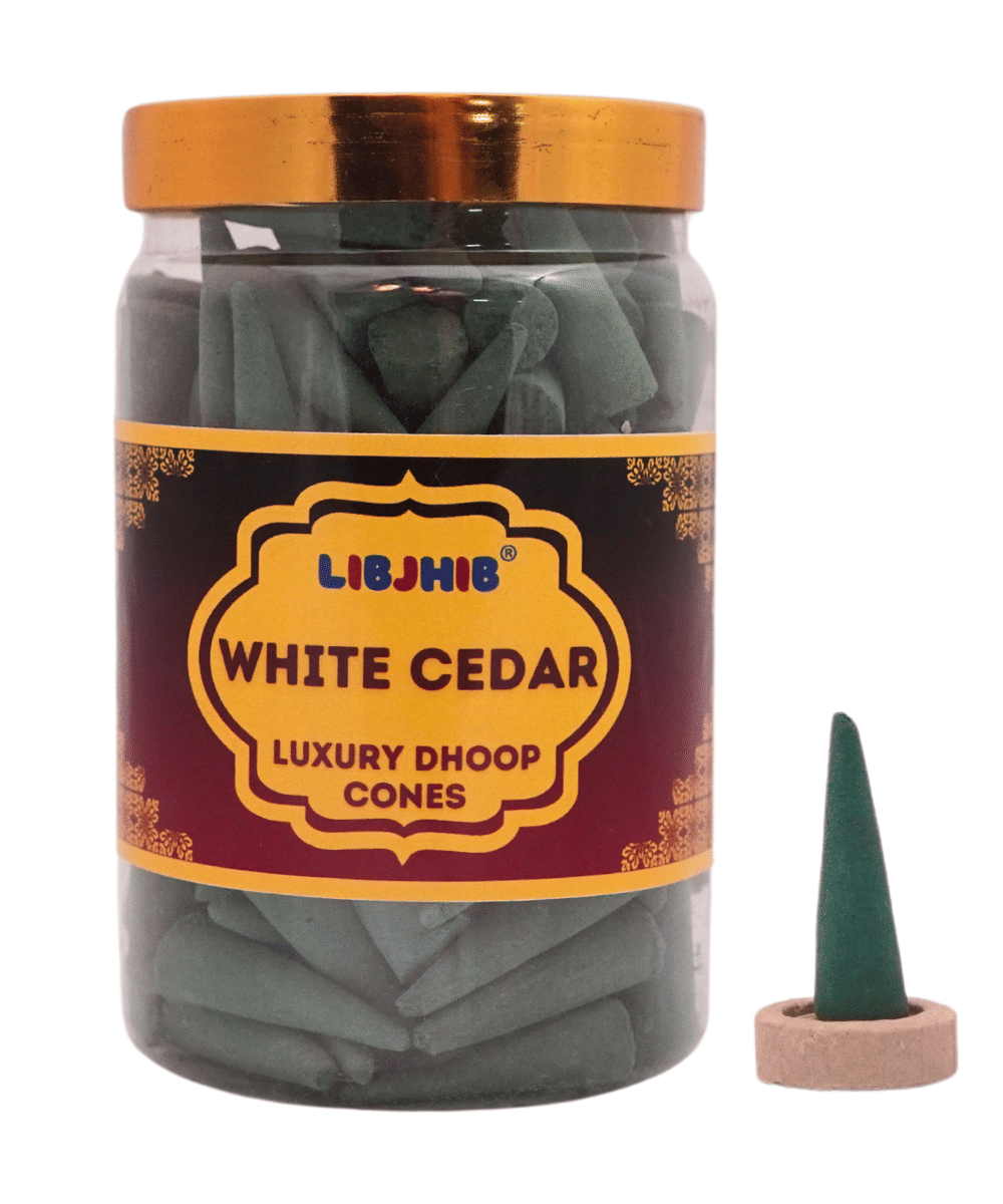Libjhib Incense Dhoop Cone White Cedar 200 gm ( Pack of 1 ) Libjhib Incense Dhoop Cone White Cedar 200 gm ( Pack of 1 )