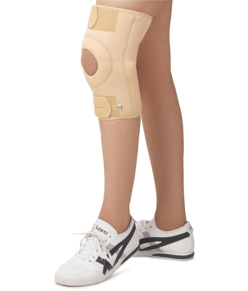 Medtrix Unisex Sports Knee Supports Single Beige ( S - Size )