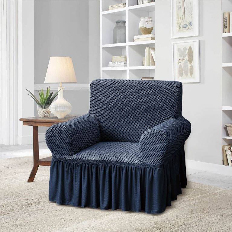     			Multitex 1 Seater Polyester Sofa Cover ( Pack of 1 )