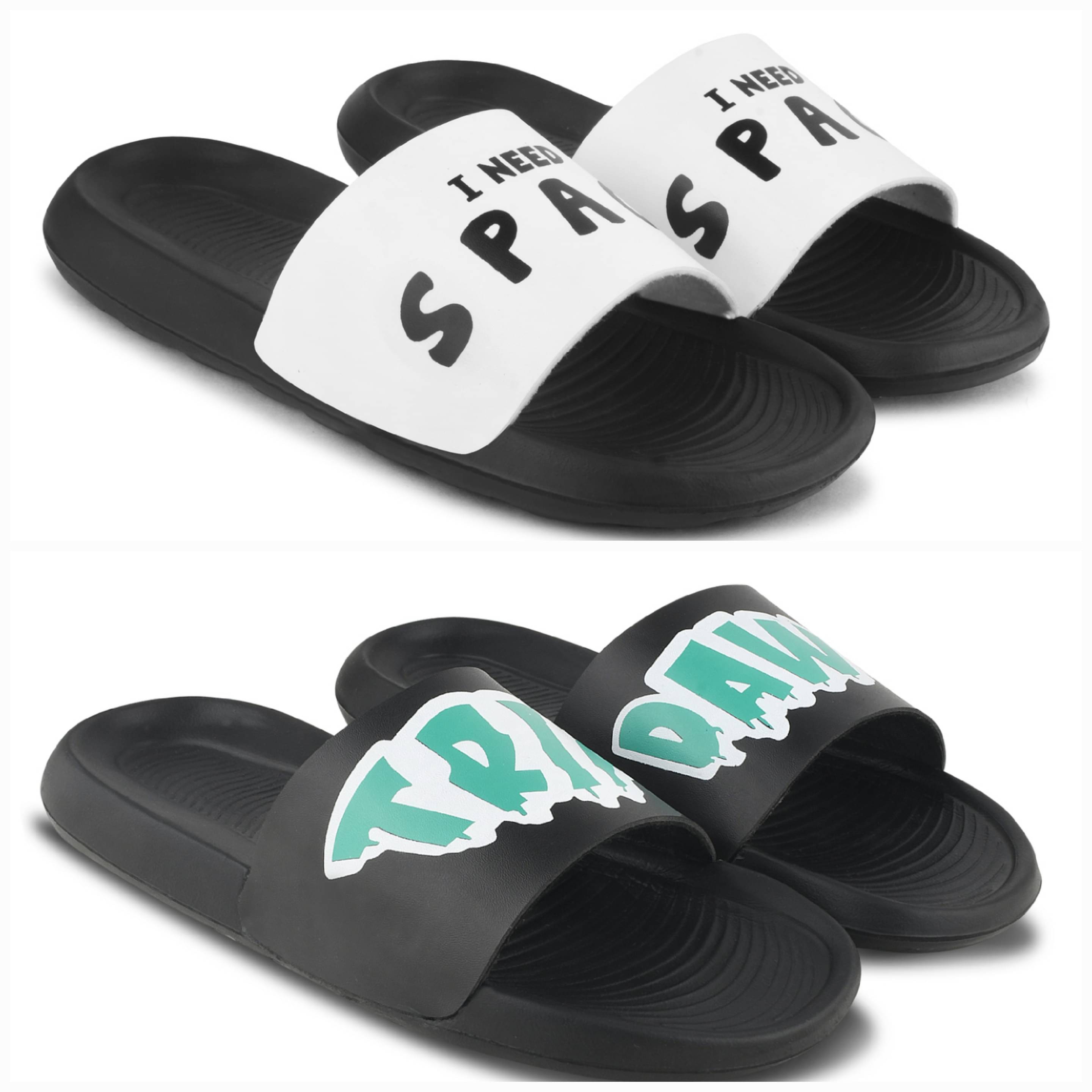     			PERY PAO Multi Color Men's Slide Flip Flop