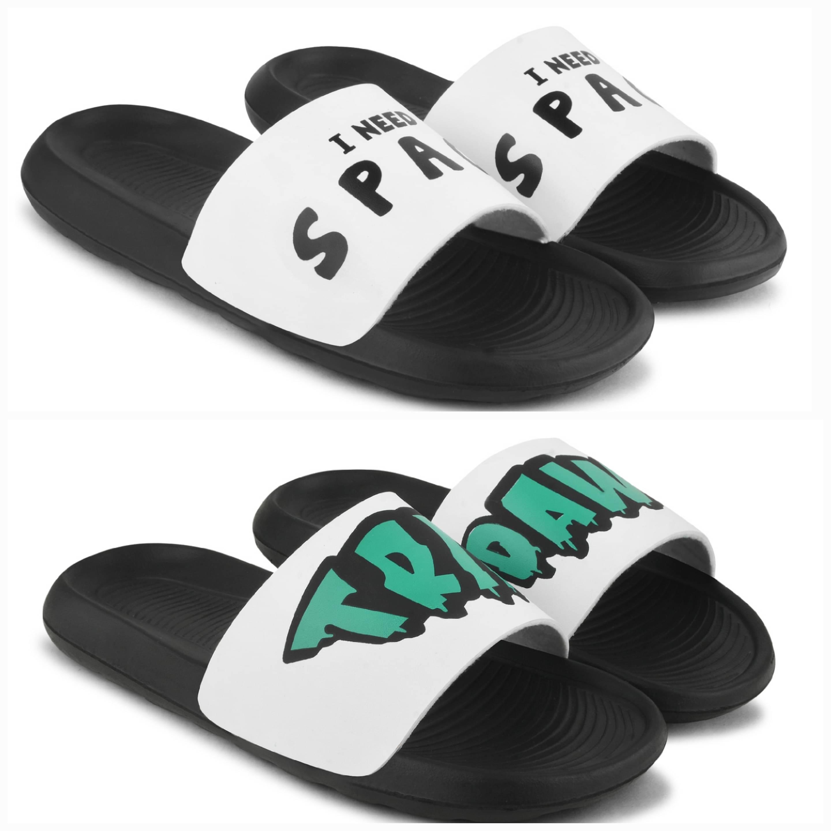     			PERY PAO Multi Color Men's Slide Flip Flop