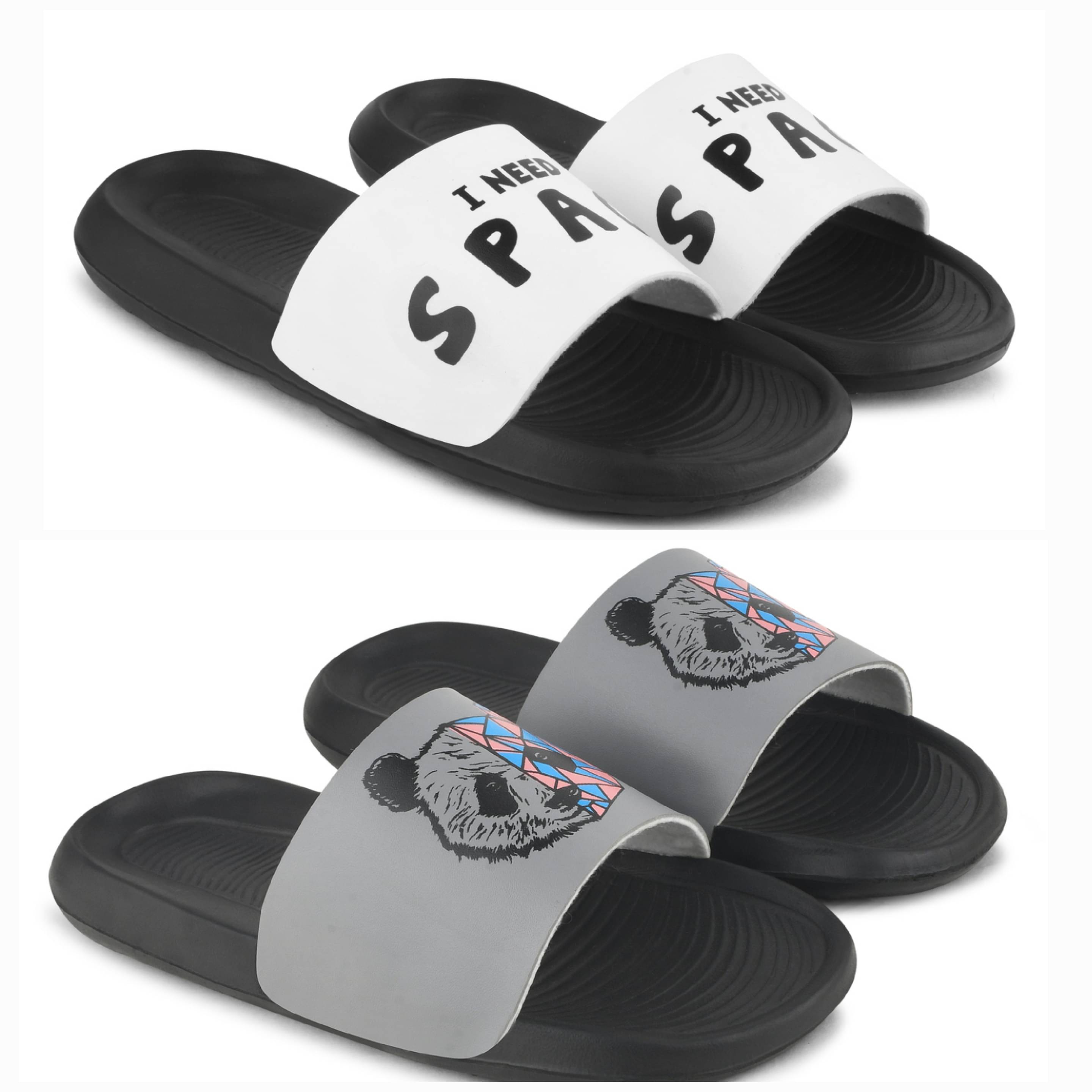     			PERY PAO Multi Color Men's Slide Flip Flop