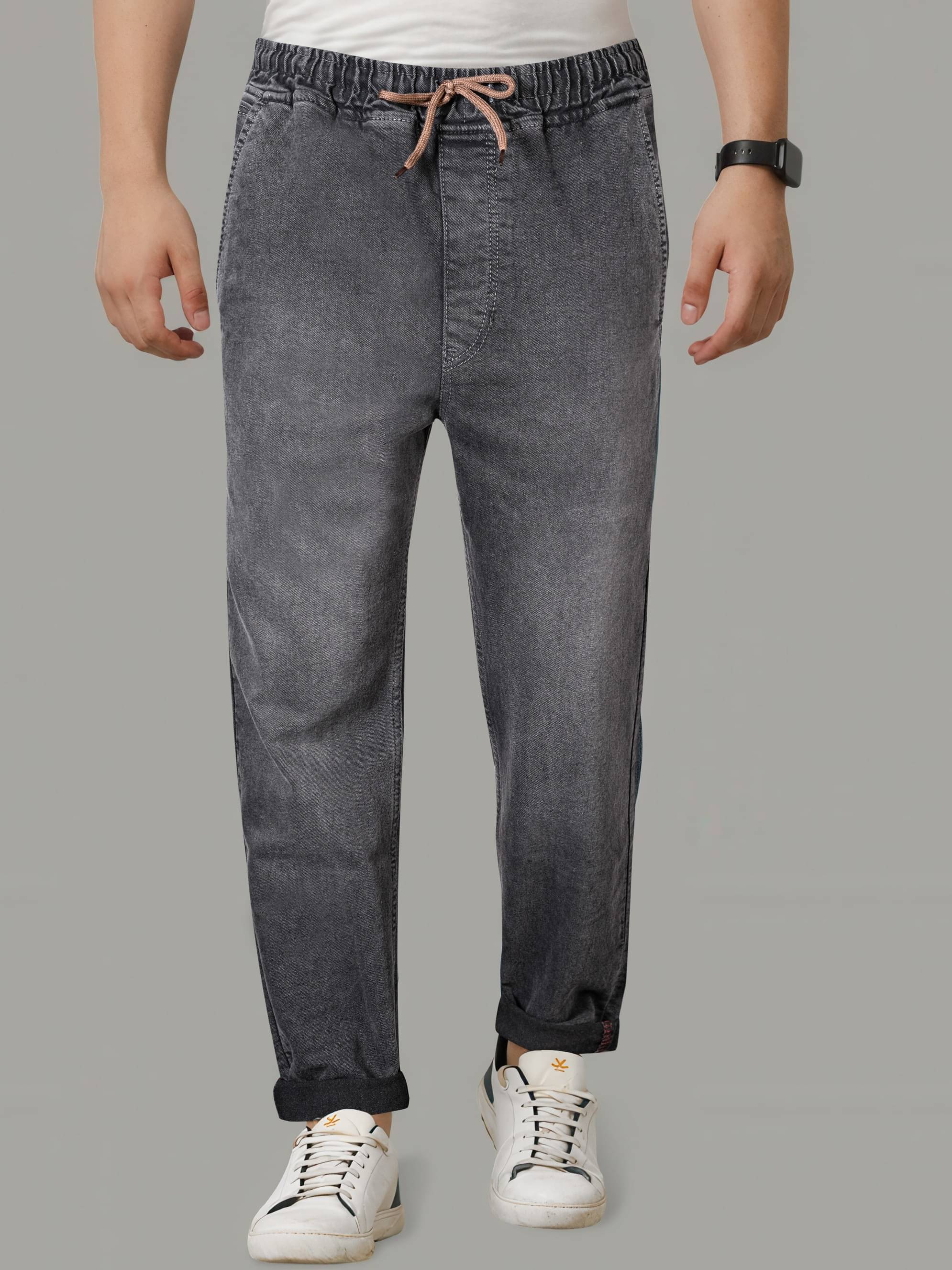     			RIG BONE Jogger Men's Jeans - Grey ( Pack of 1 )