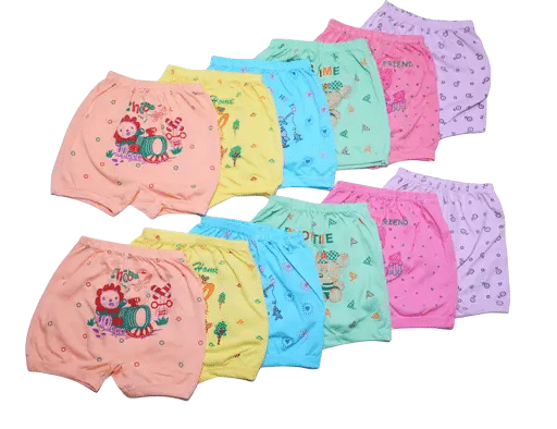     			SNAZZYCLAD Pack of 6 Unisex for Baby Cotton Bloomers ( Multicolor )