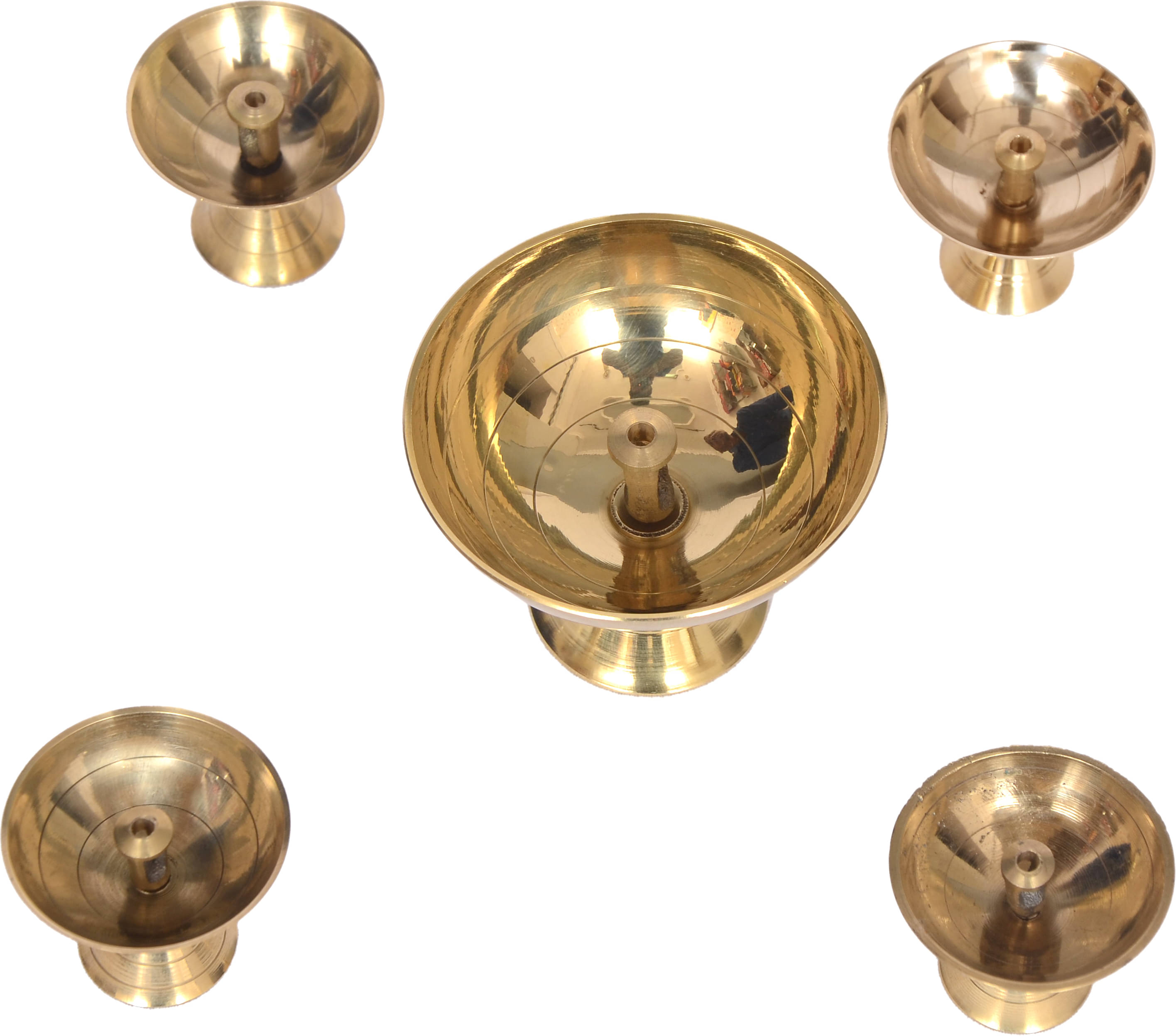     			T-KA108 Piyali Diya 5cm set of 5 pcs Height ( 5 inches )