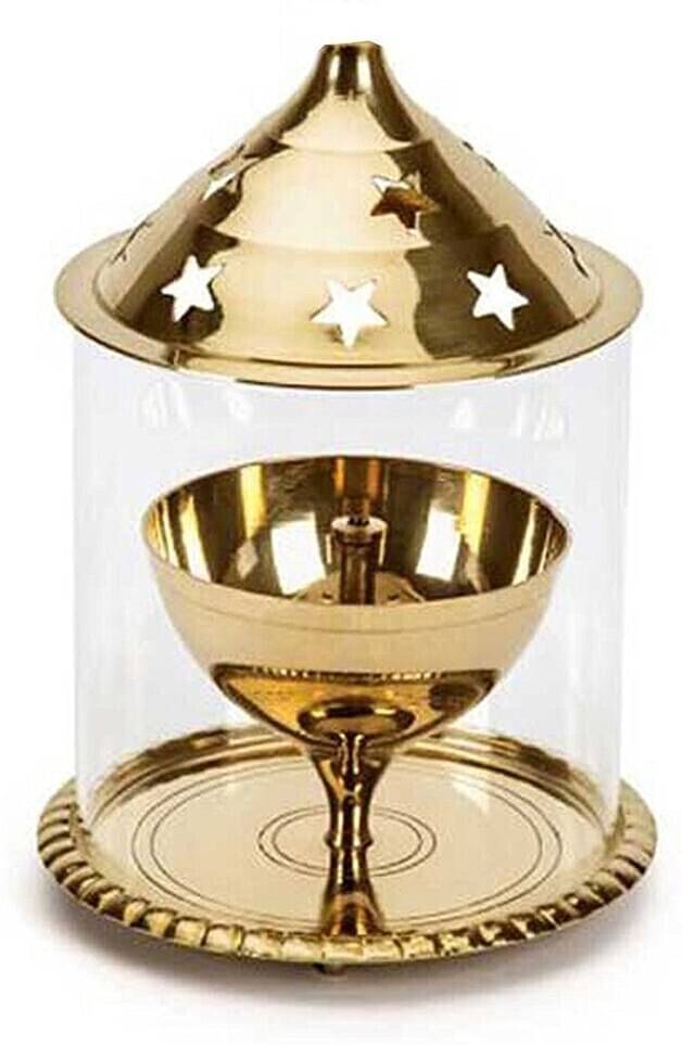     			T-KA108 Brass Akhand Diya ( 5 inches )