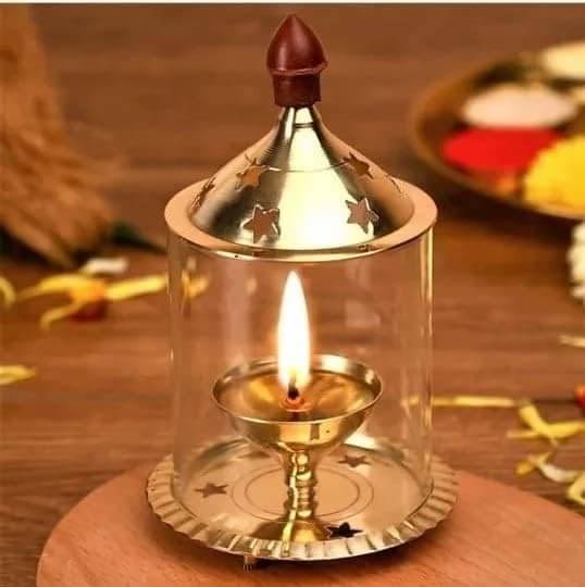     			T-KA108 Brass Akhand Diya ( 5 inches )