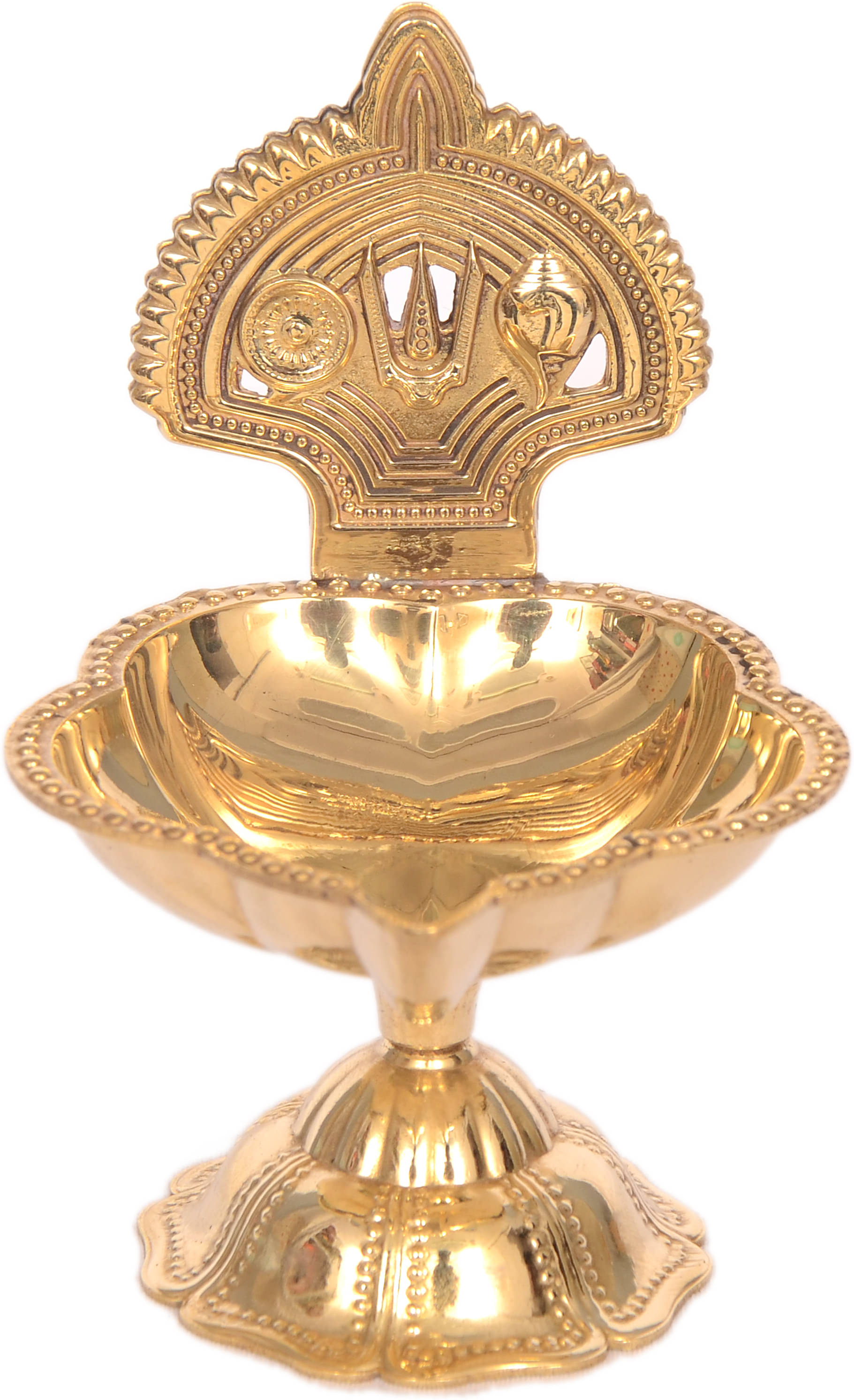     			T-KA108 Traditional Shanku Chakram Tilak For Home Temple ( 4 inches )