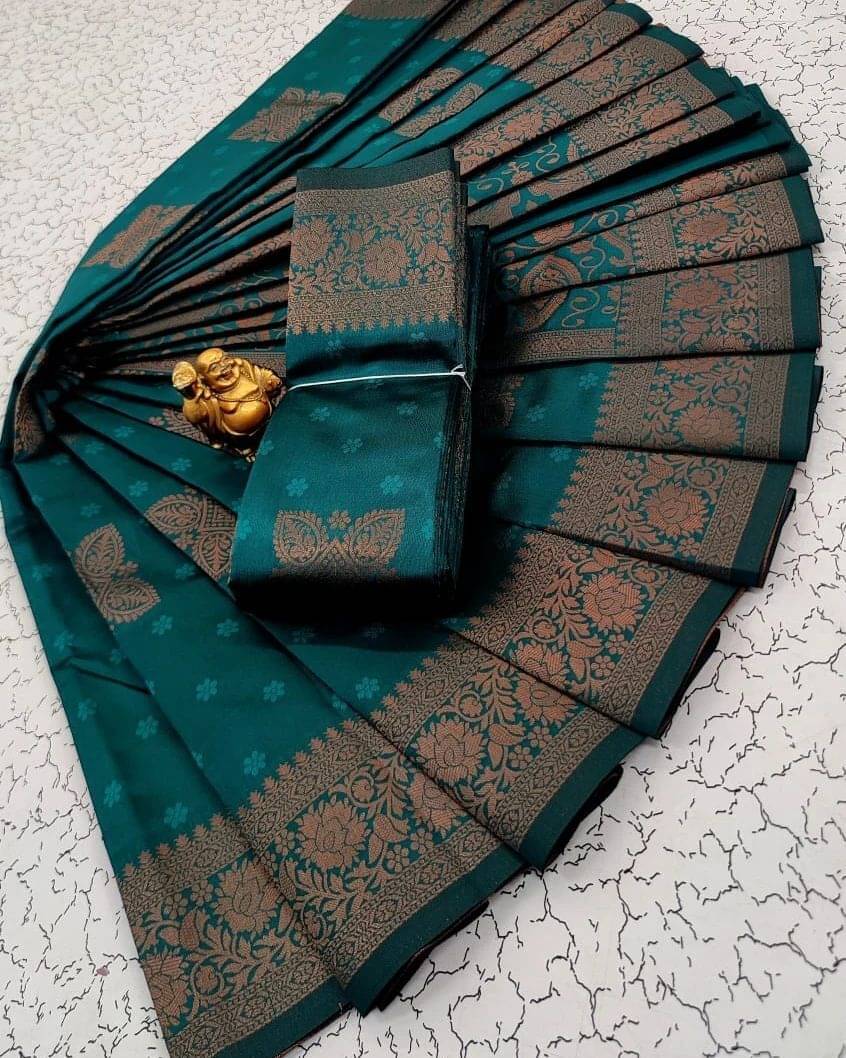 Vastukala Silk Woven Saree With Unstitched Blouse Piece ( Light Blue ) Vastukala Silk Woven Saree With Unstitched Blouse Piece ( Light Blue )