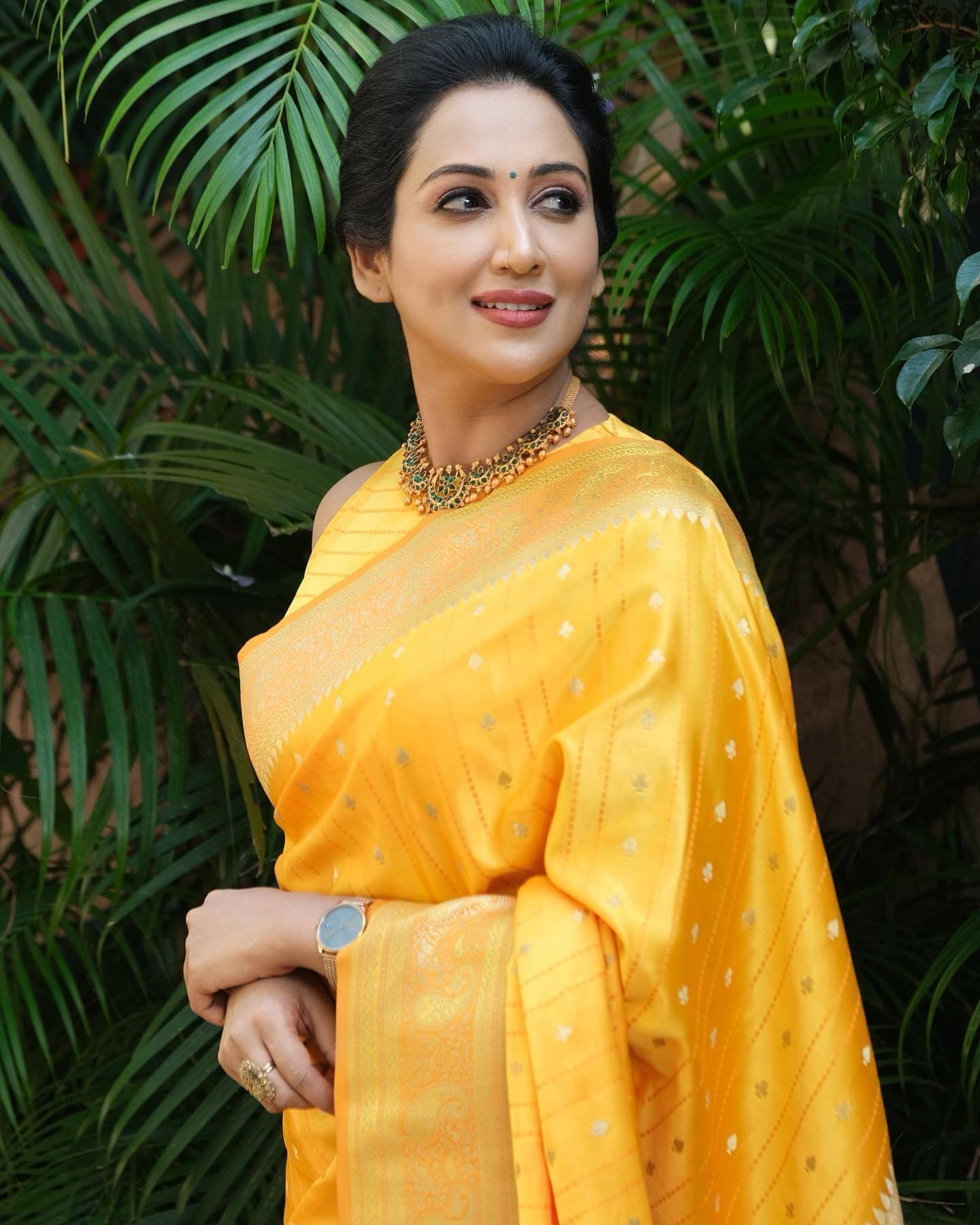     			Vastukala Silk Woven Saree With Unstitched Blouse Piece ( Yellow )