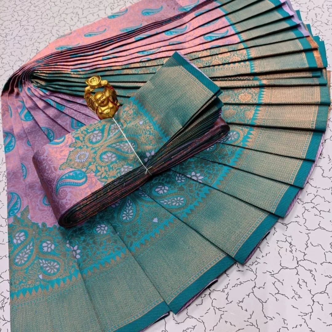     			Vastukala Silk Woven Saree With Unstitched Blouse Piece ( Purple )