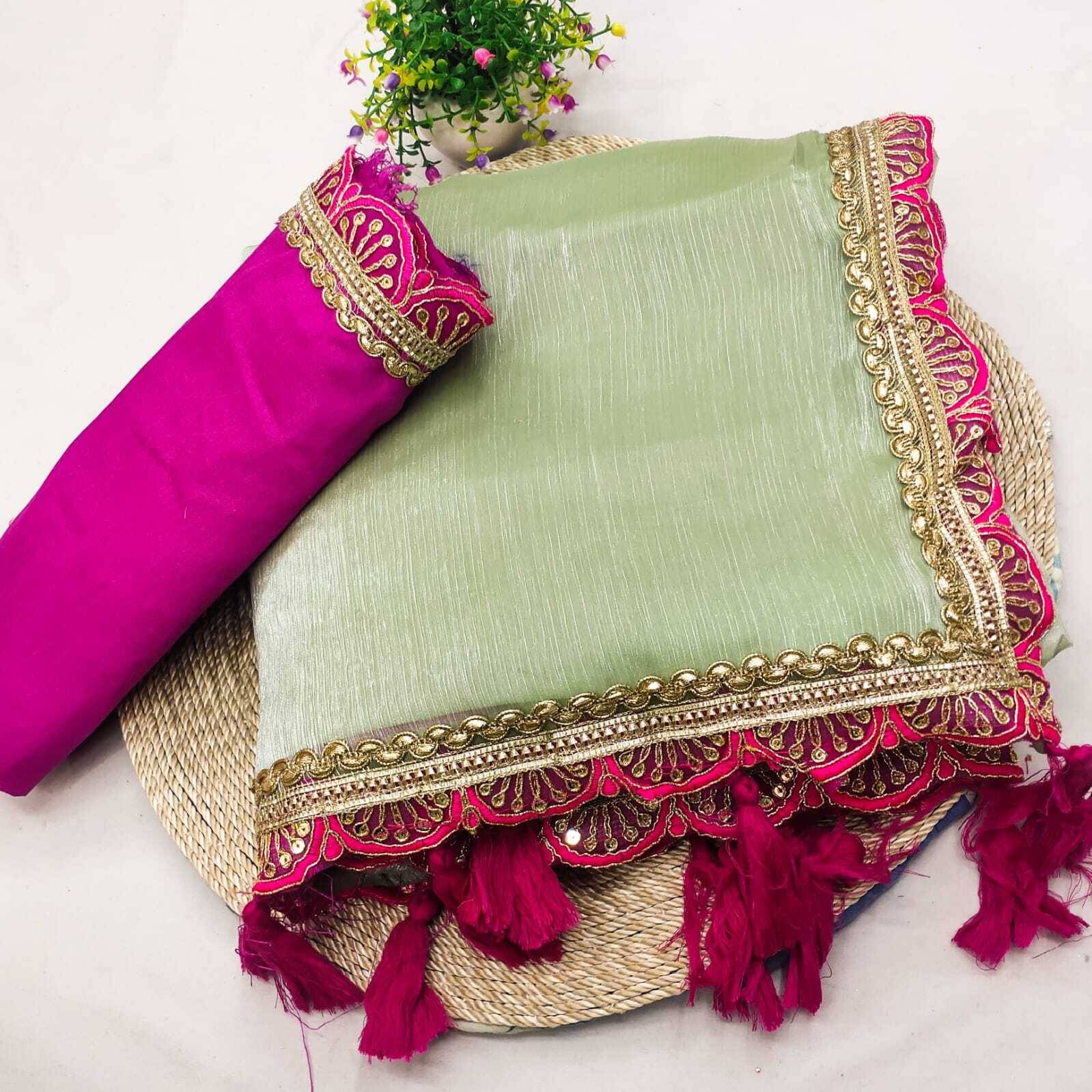     			Vastukala Tissue Solid Saree With Unstitched Blouse Piece ( Cream )