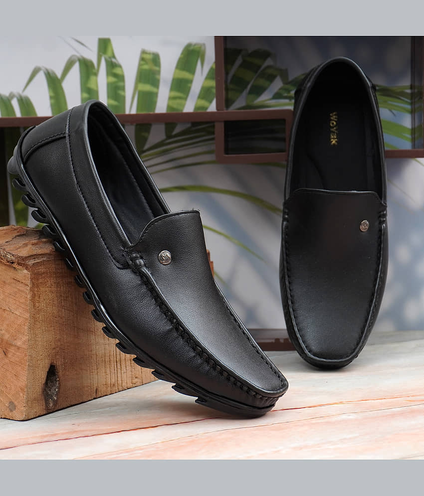 WOYAK Black Men's Slip on - Formal Shoes | Buy online on ZillyBuy