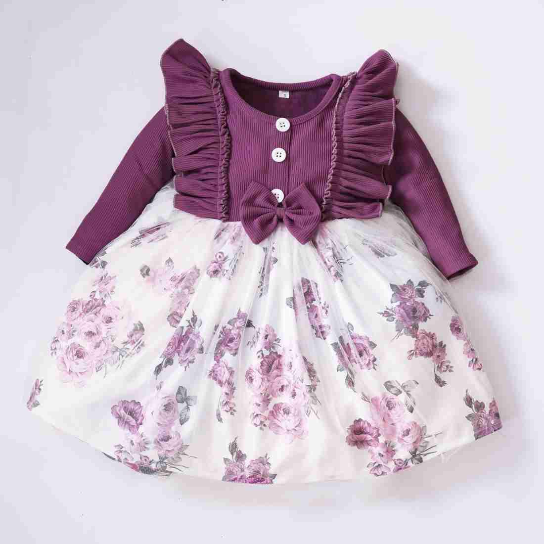APNA COLLECTION Lycra Dress For Girls ( Pack of 1 , Purple ) APNA COLLECTION Lycra Dress For Girls ( Pack of 1 , Purple )