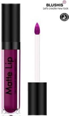 BLUSHIS All Day Long Smudge Proof Purple Matte Finish Lipstick BLUSHIS All Day Long Smudge Proof Purple Matte Finish Lipstick