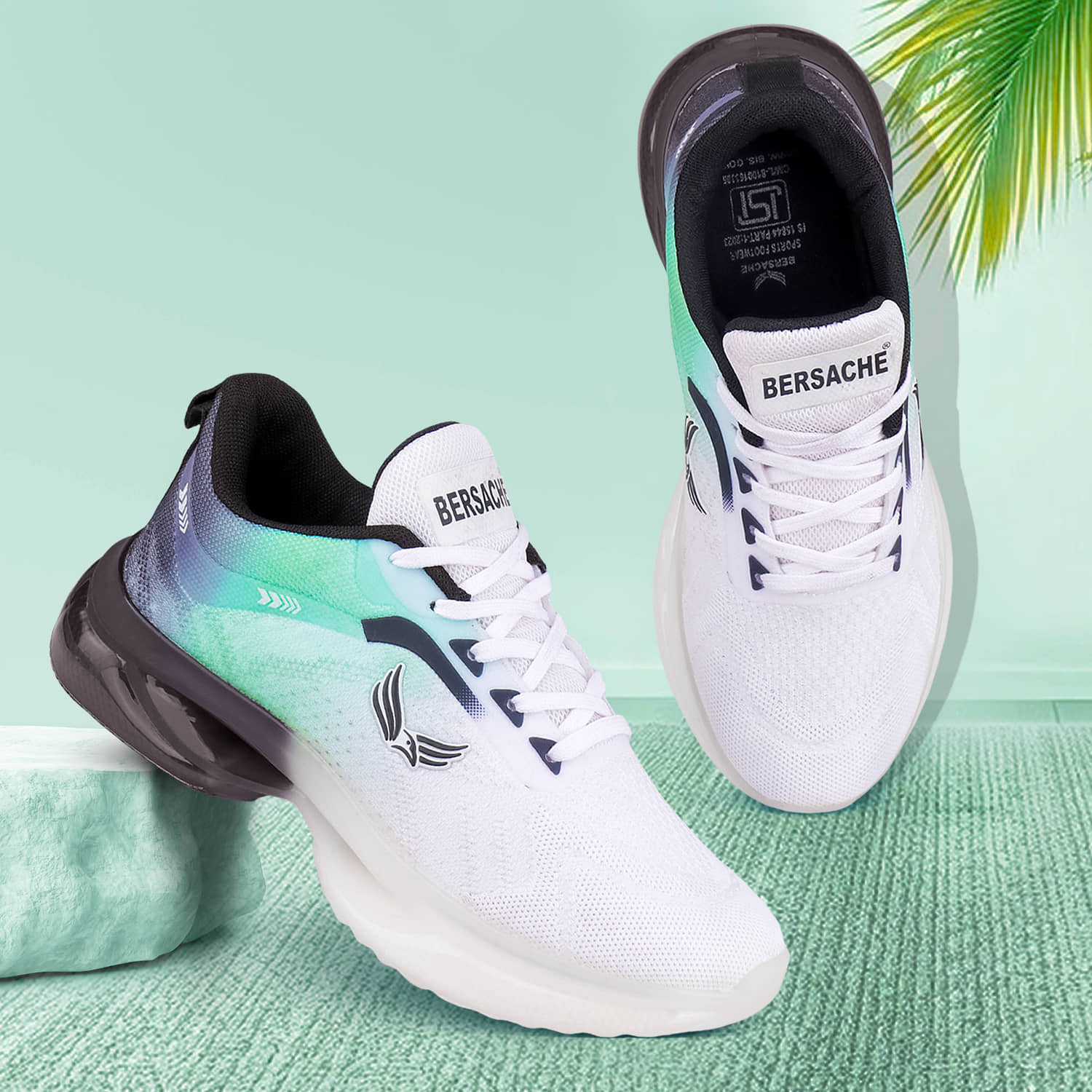 Bersache Bersache Men Casual Shoes Green Men's Lifestyle Shoes - Casual Shoes | Buy online on ZillyBuy