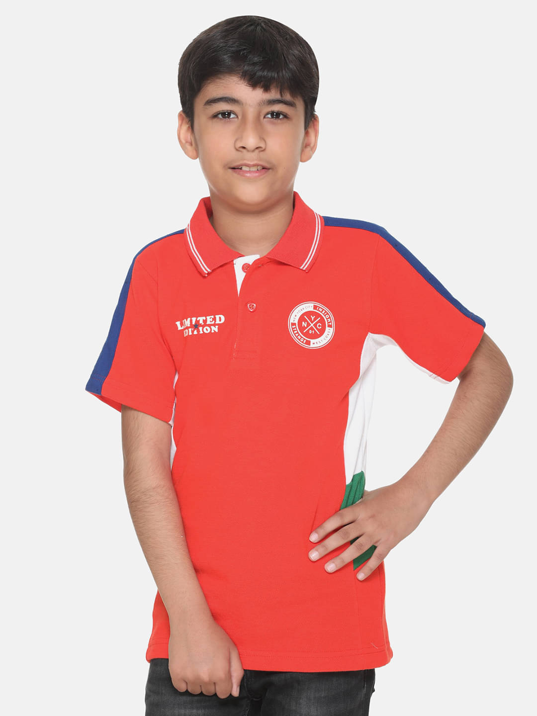    			Kepa Pack of 1 Boys Cotton Blend T-Shirt ( Orange )